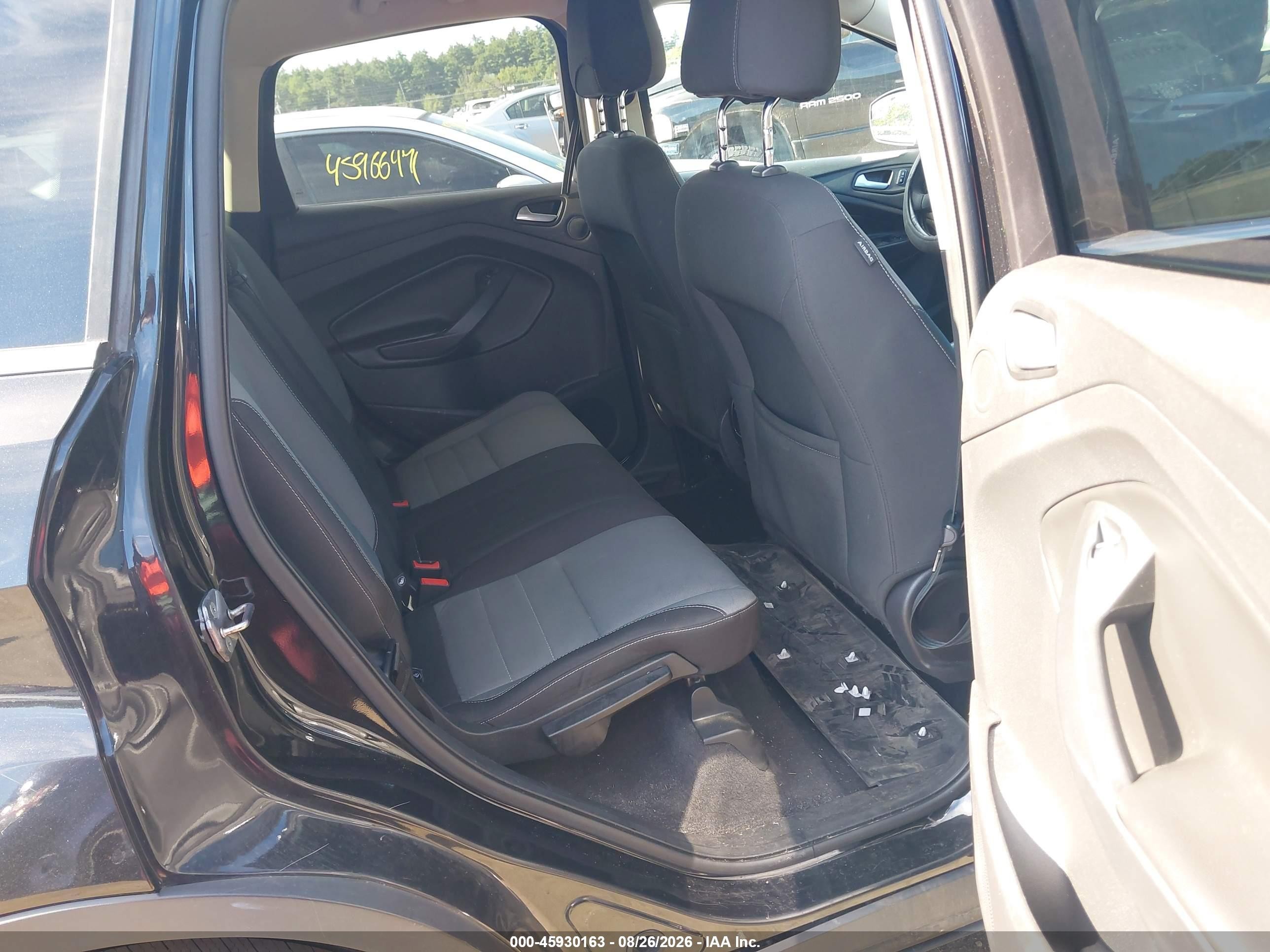 2013 Ford Escape Se Black vin: 1FMCU0GX1DUB88350