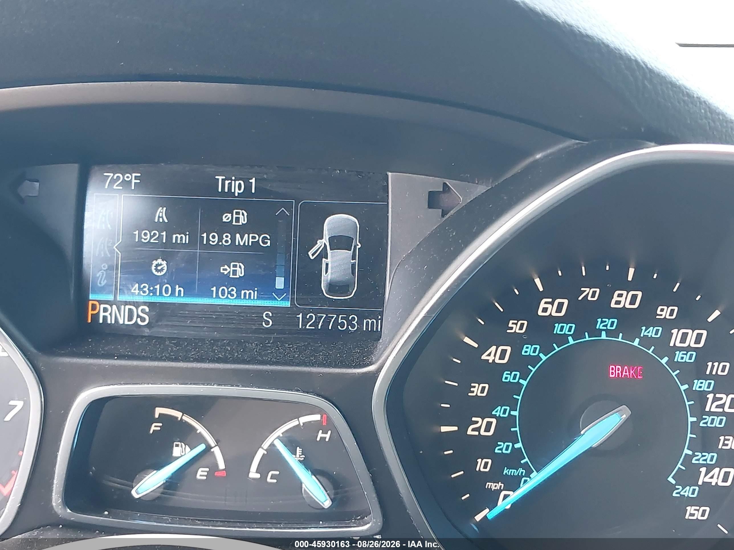 2013 Ford Escape Se Black vin: 1FMCU0GX1DUB88350