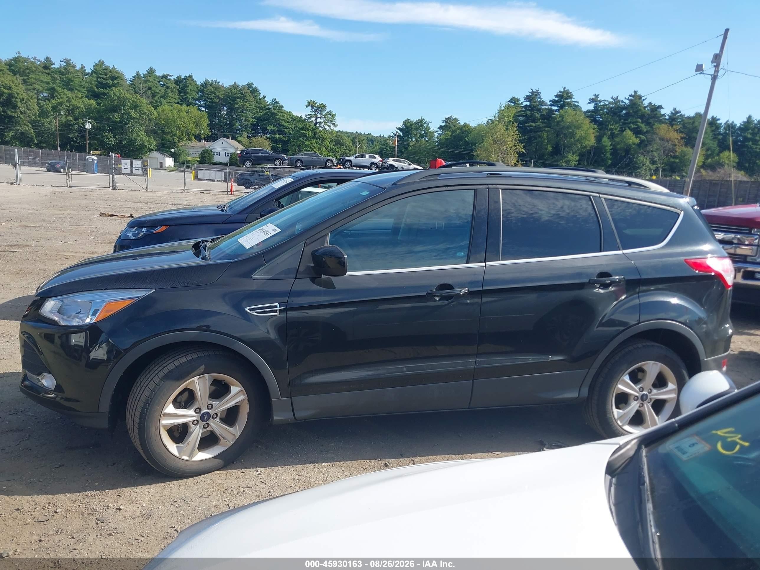 2013 Ford Escape Se Black vin: 1FMCU0GX1DUB88350