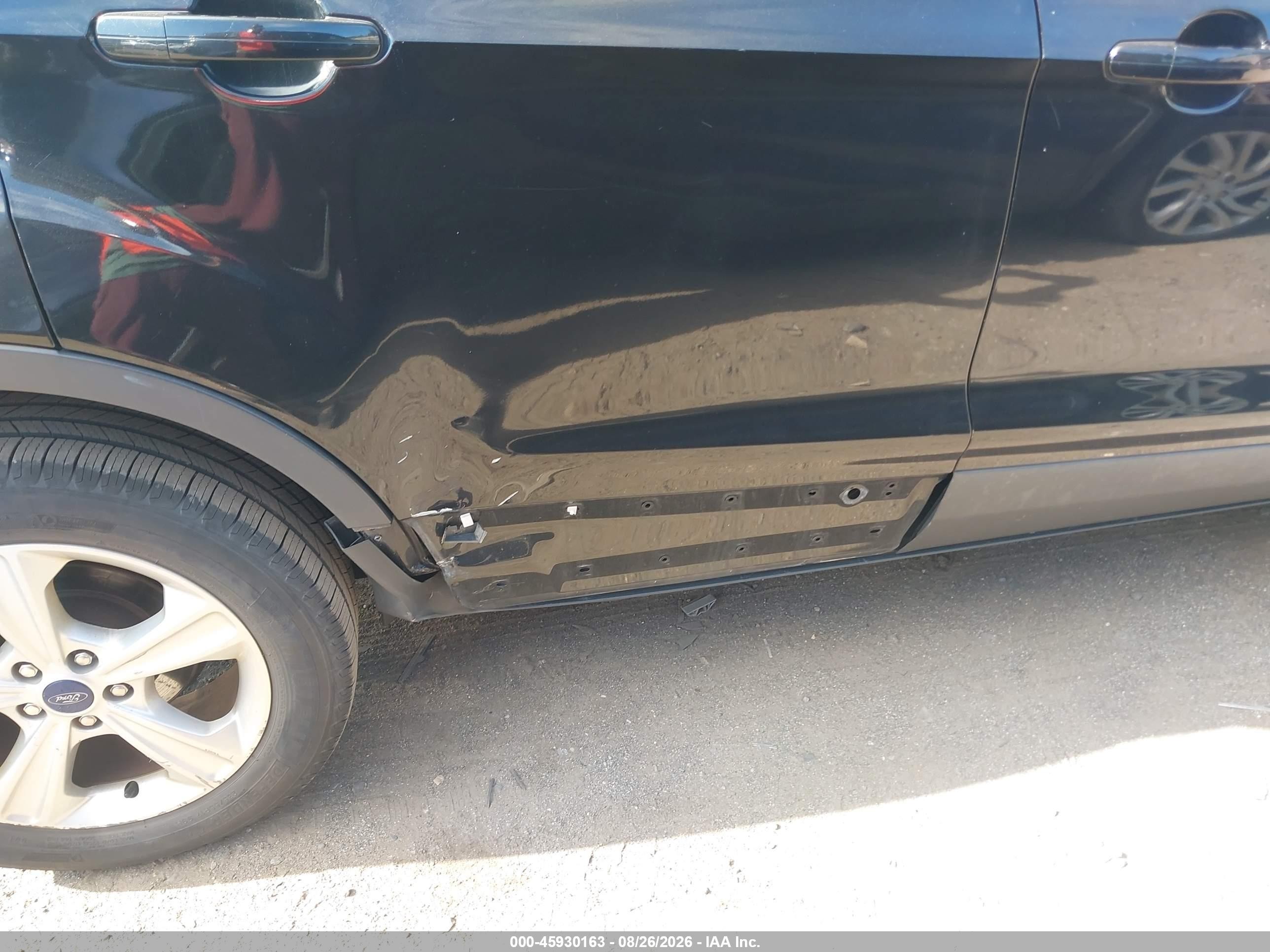 2013 Ford Escape Se Black vin: 1FMCU0GX1DUB88350