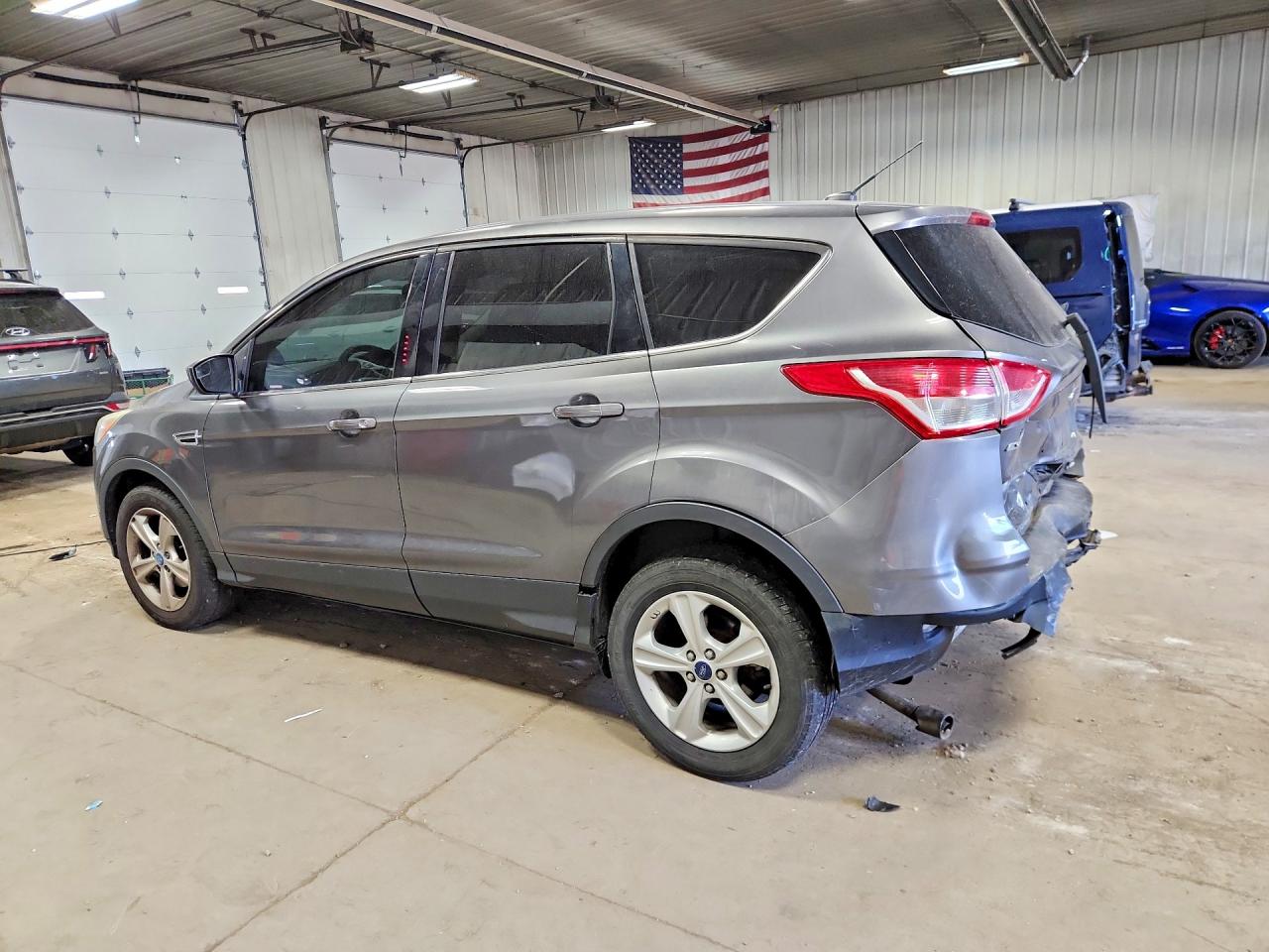 2013 Ford Escape Se Gray vin: 1FMCU0GX1DUC42861
