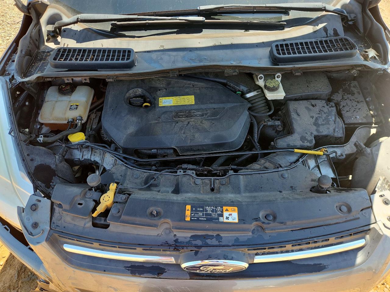 2013 Ford Escape Se Gray vin: 1FMCU0GX1DUC51768
