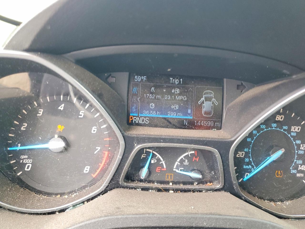 2013 Ford Escape Se White vin: 1FMCU0GX1DUC99643