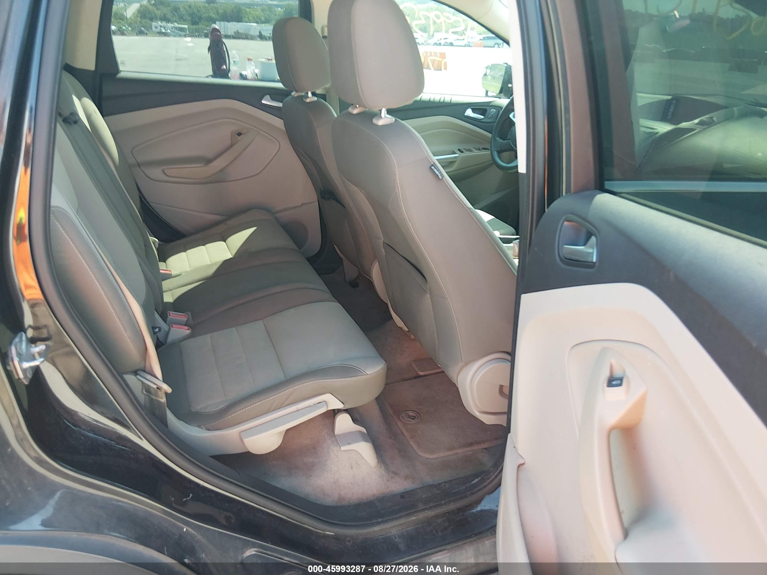 2013 Ford Escape Se Black vin: 1FMCU0GX1DUD17641