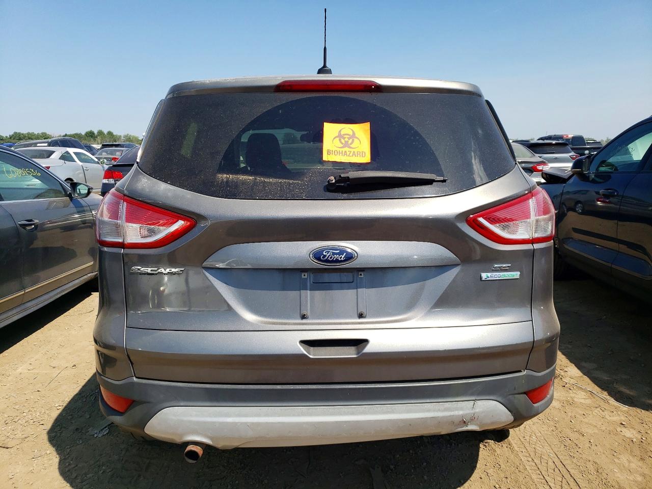 2013 Ford Escape Se Gray vin: 1FMCU0GX1DUD35587