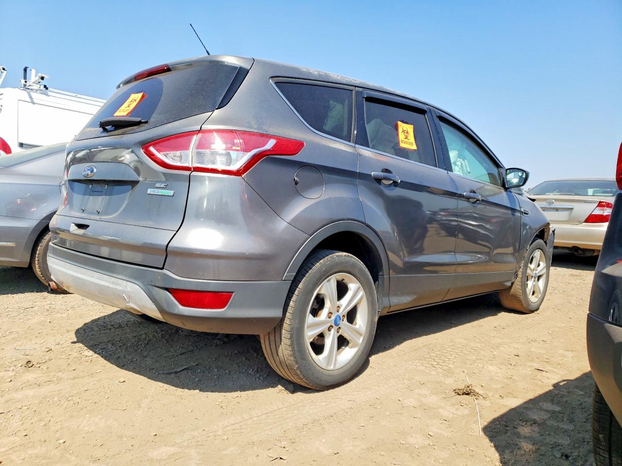 2013 Ford Escape Se Gray vin: 1FMCU0GX1DUD35587