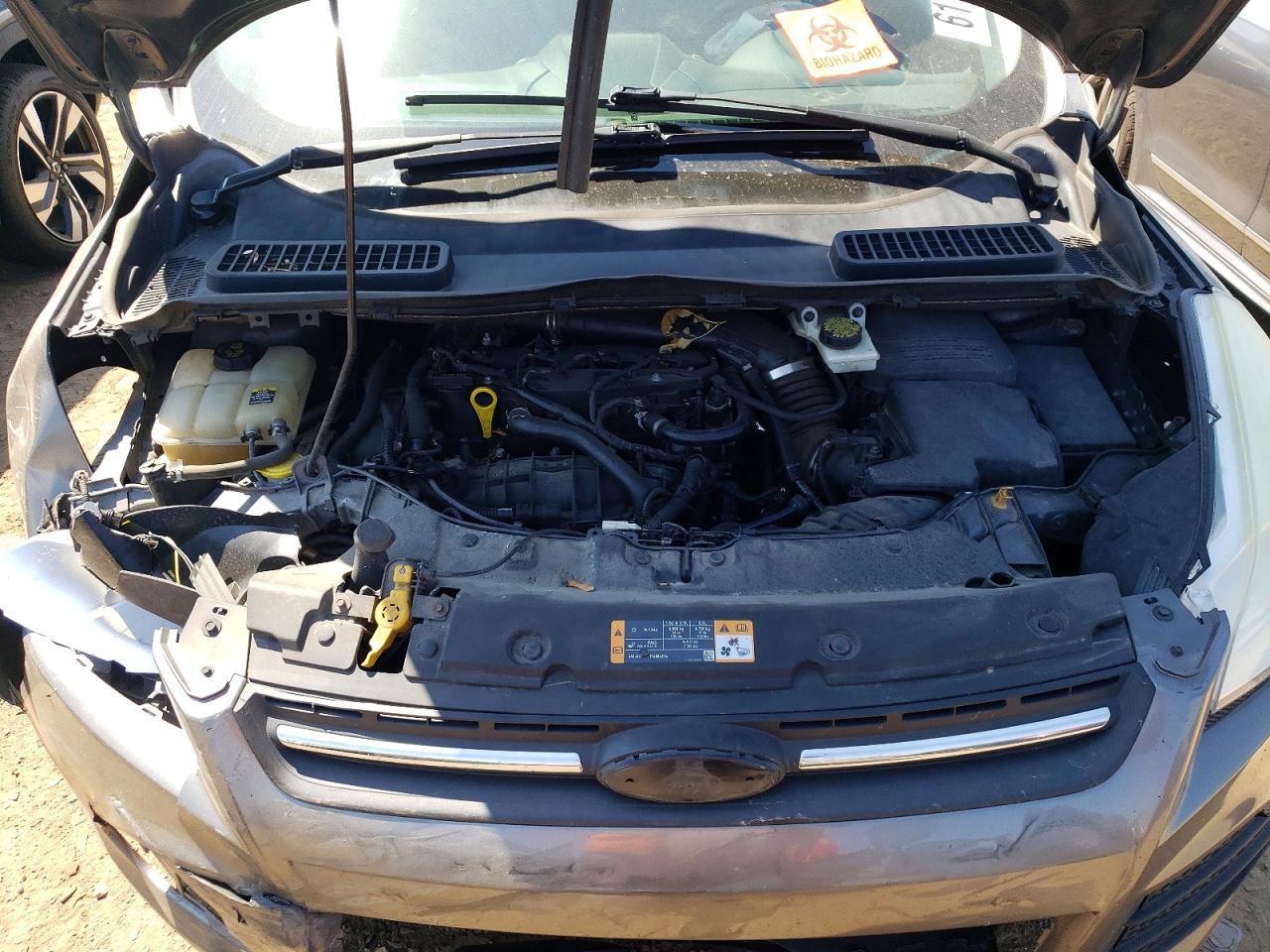 2013 Ford Escape Se Gray vin: 1FMCU0GX1DUD35587