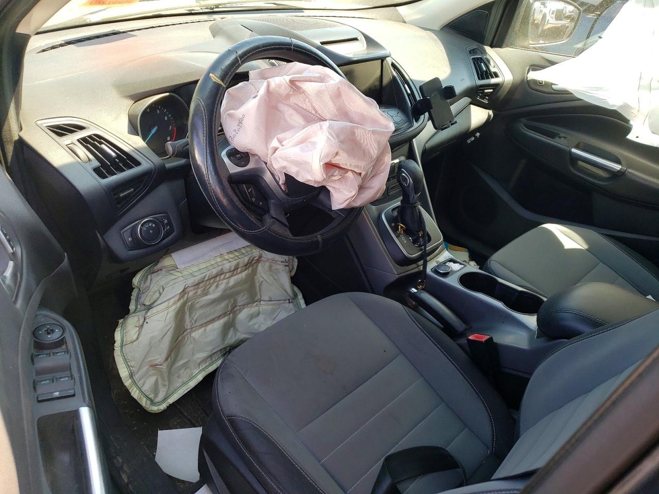 2013 Ford Escape Se Gray vin: 1FMCU0GX1DUD35587