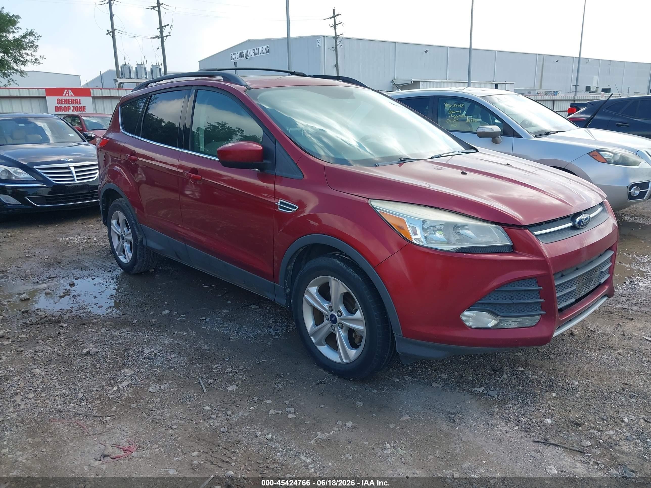 2013 Ford Escape Se Burgundy vin: 1FMCU0GX1DUD89150