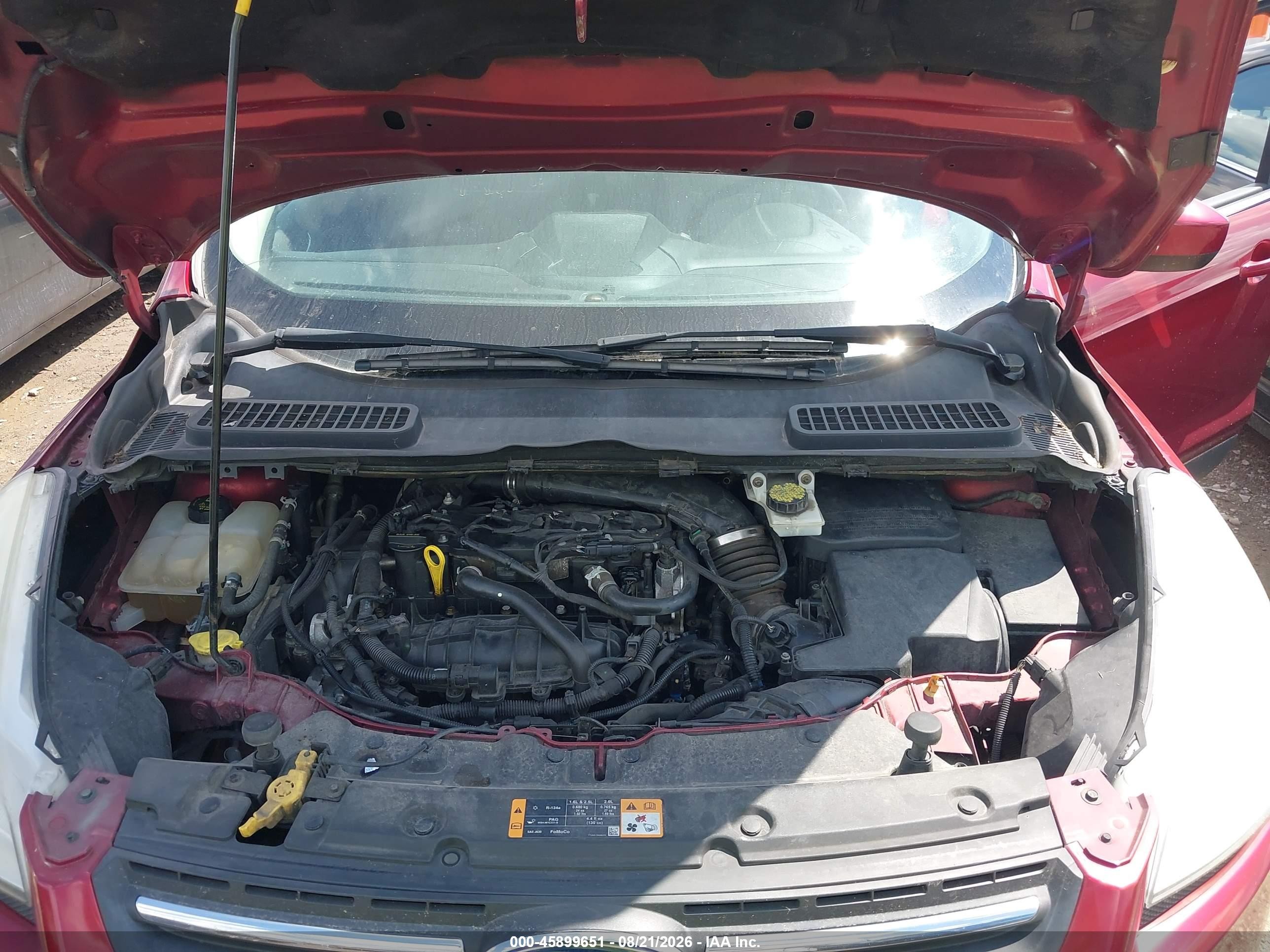2014 Ford Escape Se Красный vin: 1FMCU0GX1EUA04106