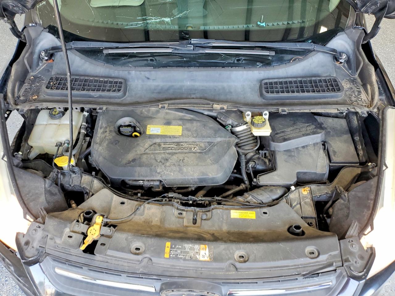 2014 Ford Escape Se Black vin: 1FMCU0GX1EUA10391