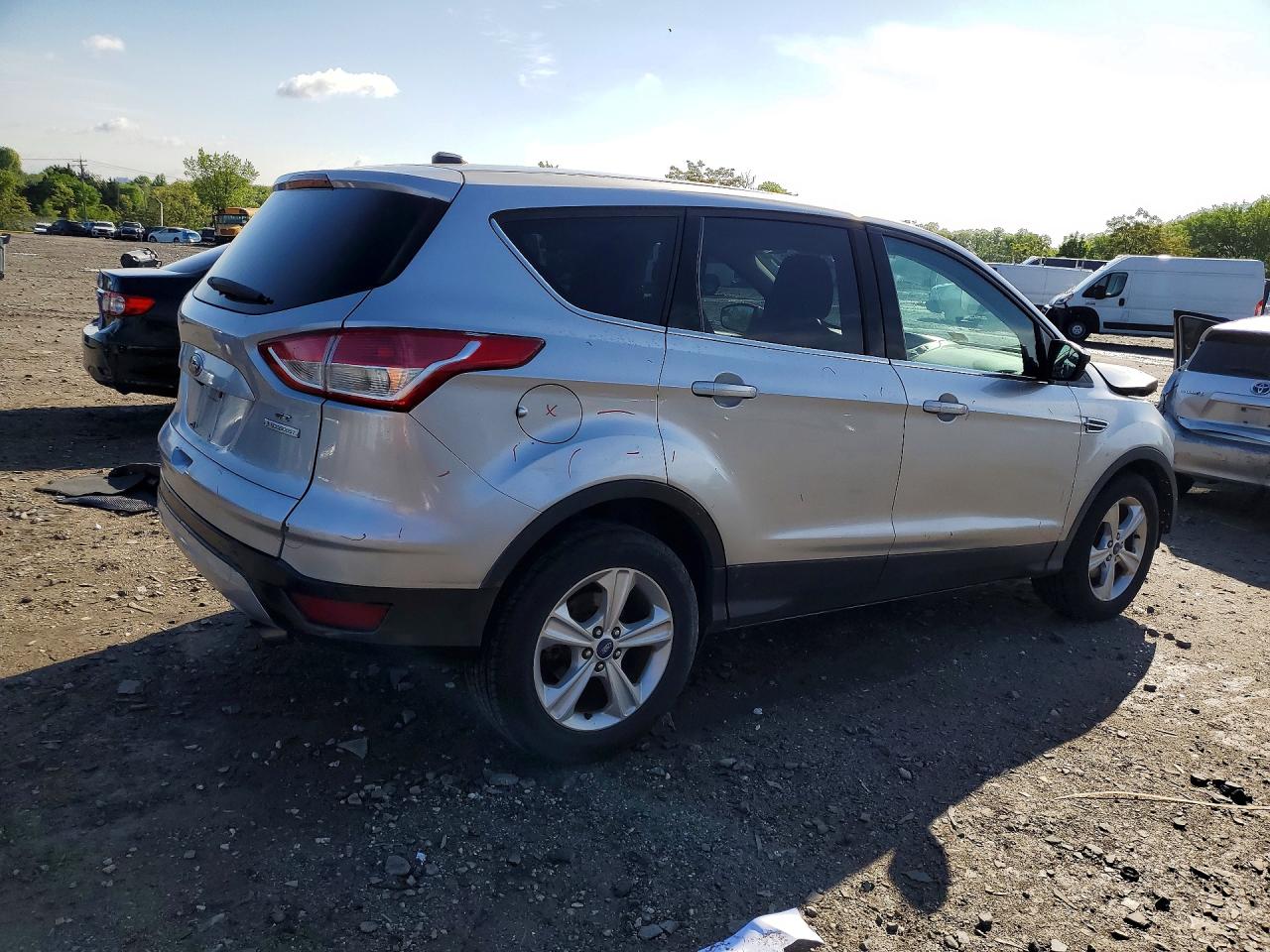 2014 Ford Escape Se Silver vin: 1FMCU0GX1EUA11153