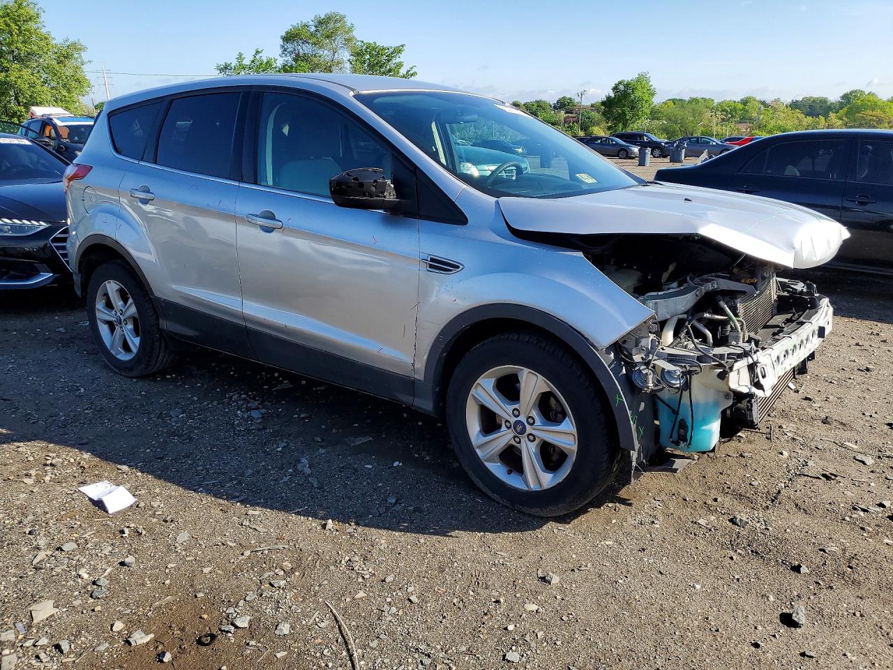 2014 Ford Escape Se Silver vin: 1FMCU0GX1EUA11153