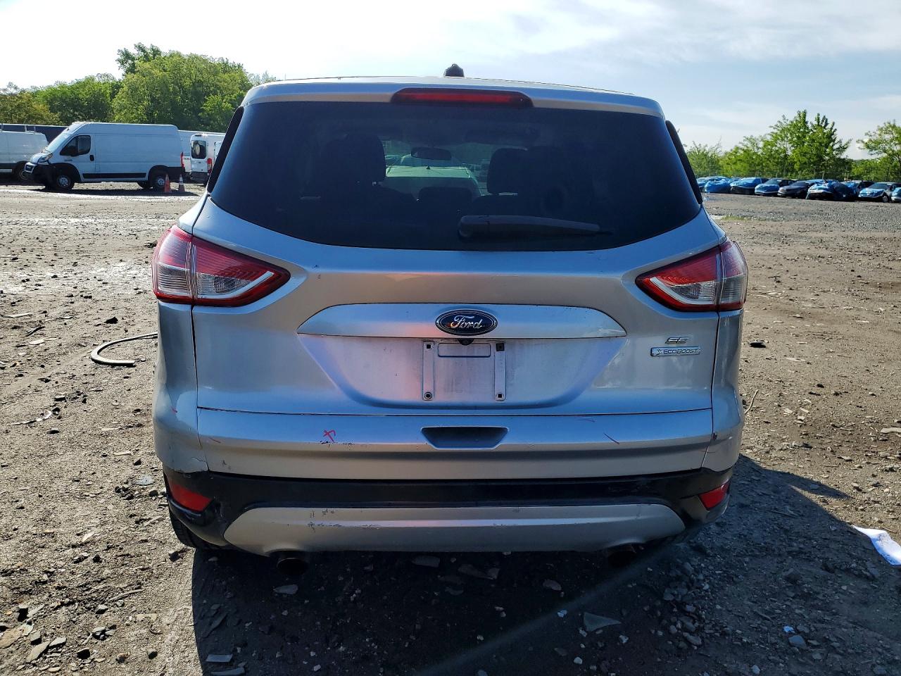 2014 Ford Escape Se Silver vin: 1FMCU0GX1EUA11153