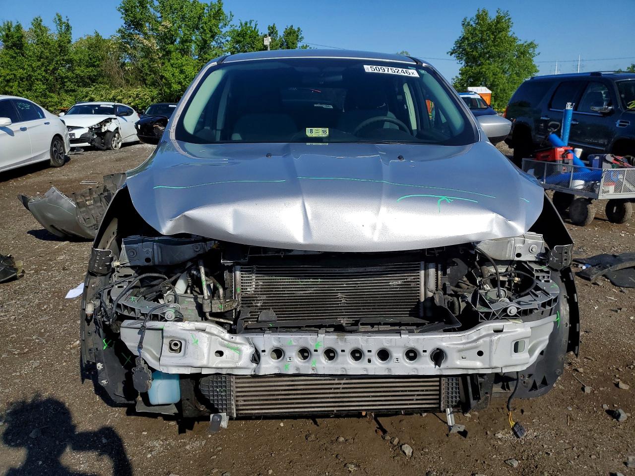2014 Ford Escape Se Silver vin: 1FMCU0GX1EUA11153