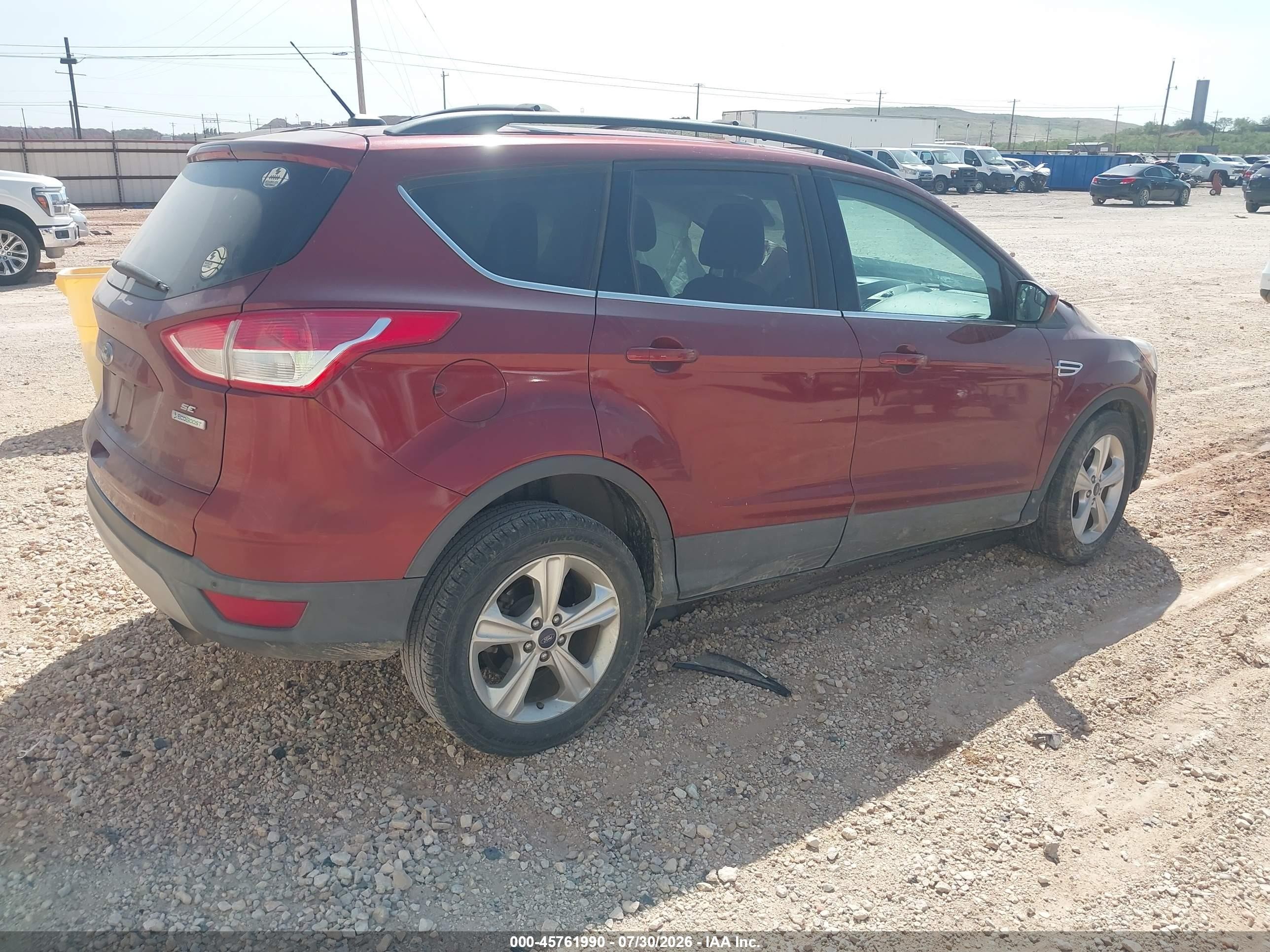 2014 Ford Escape Se Бордовый vin: 1FMCU0GX1EUA13114