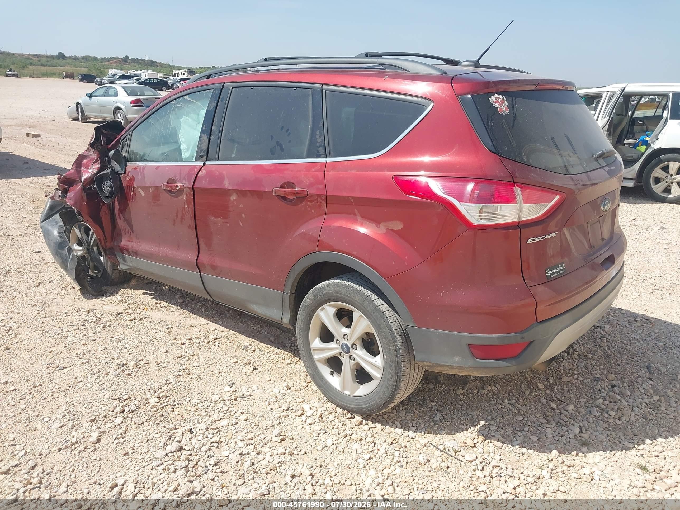 2014 Ford Escape Se Бордовый vin: 1FMCU0GX1EUA13114