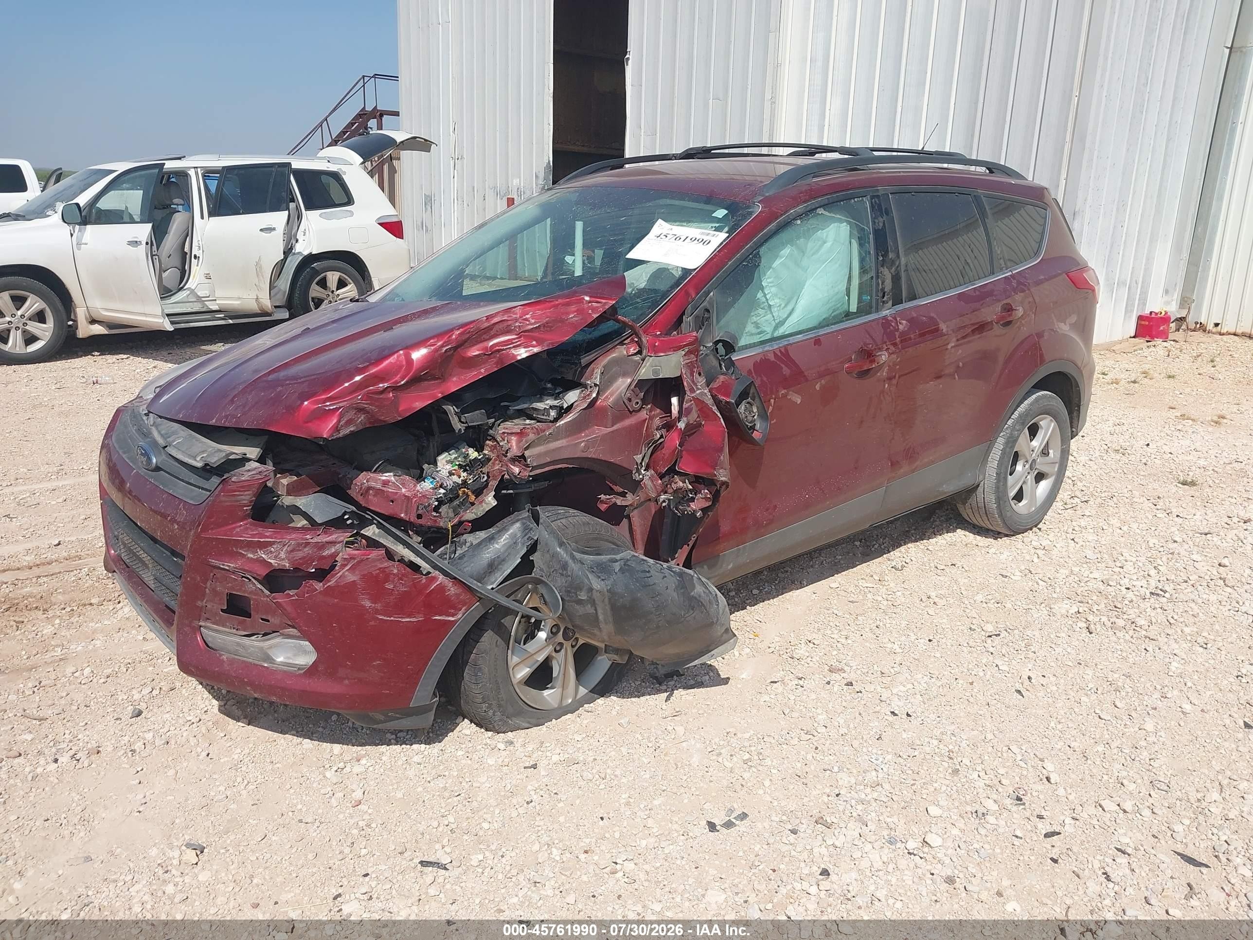 2014 Ford Escape Se Бордовый vin: 1FMCU0GX1EUA13114