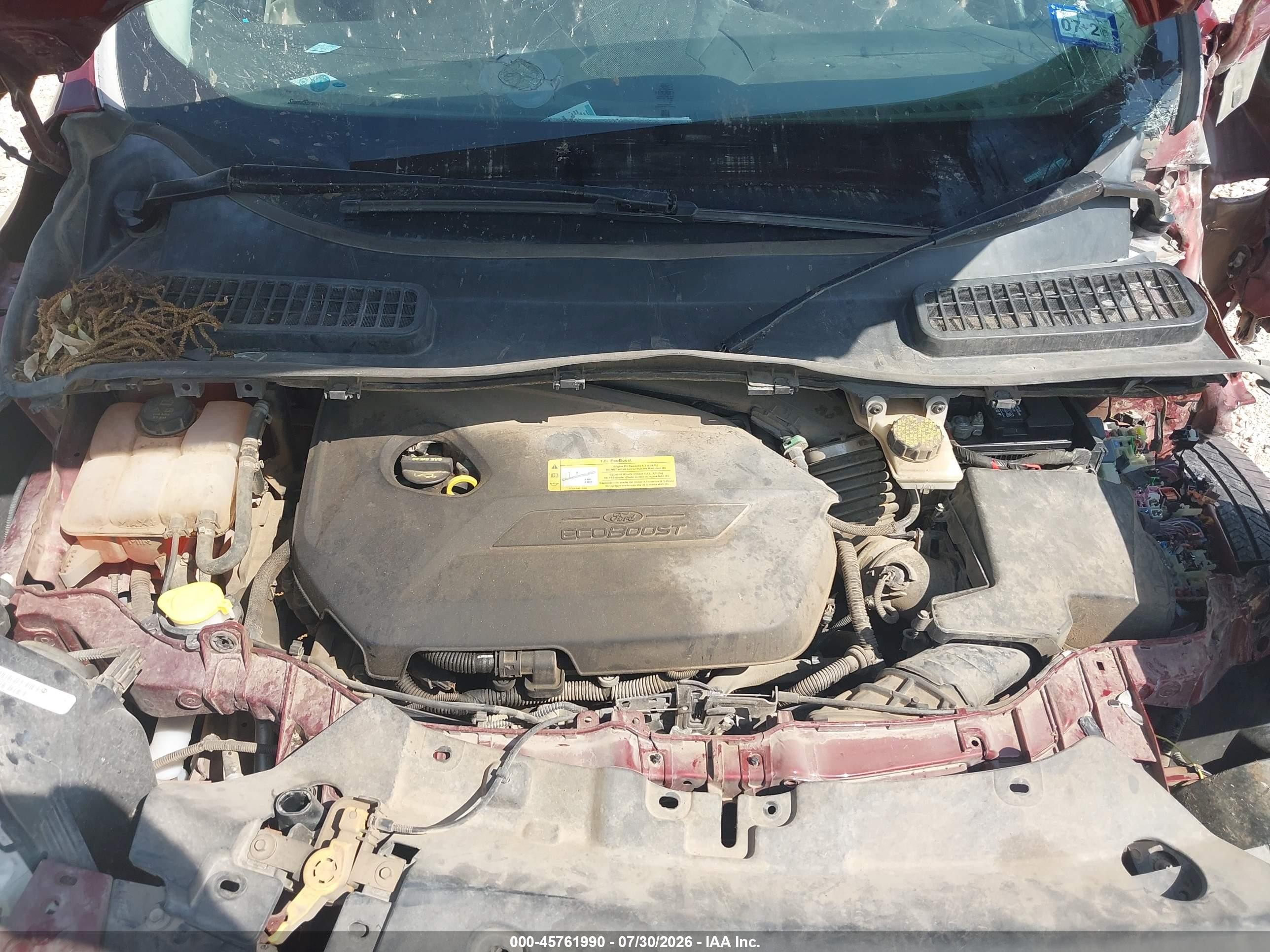 2014 Ford Escape Se Бордовый vin: 1FMCU0GX1EUA13114