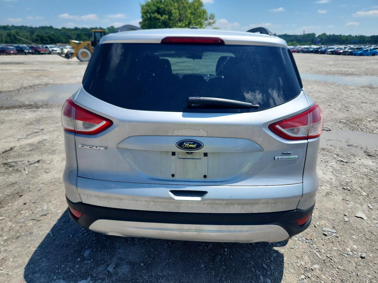 2014 Ford Escape Se Серебряный vin: 1FMCU0GX1EUA38241