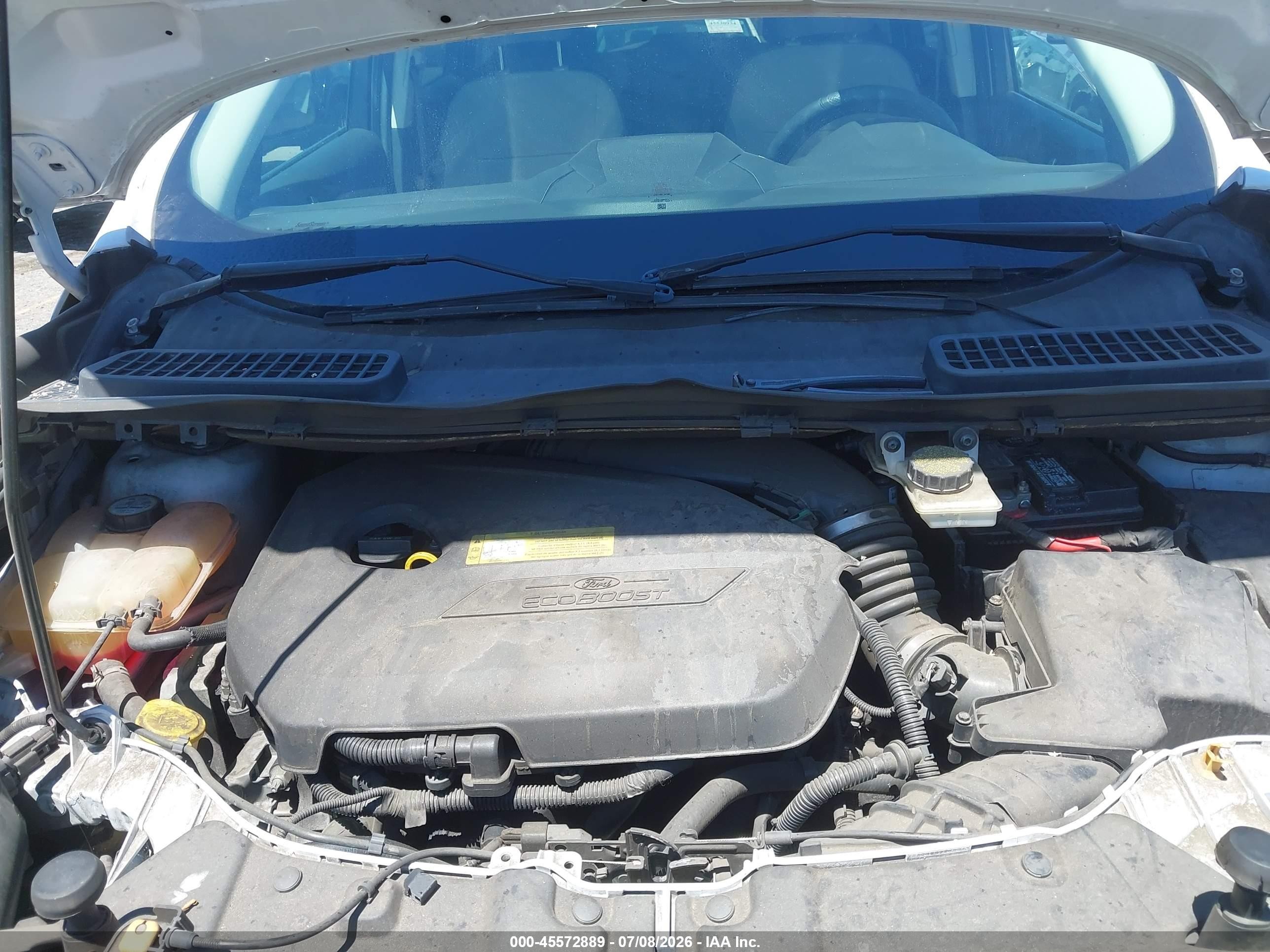 2014 Ford Escape Se Белый vin: 1FMCU0GX1EUA45867
