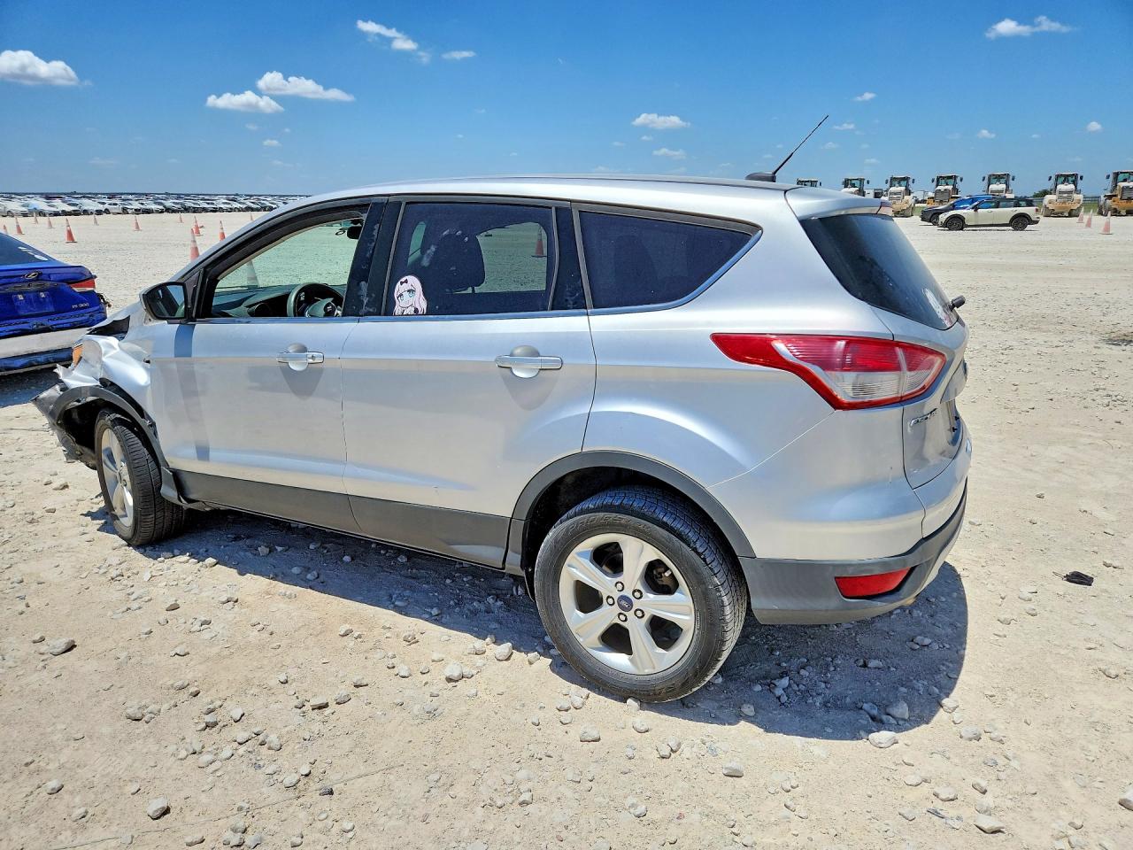 2014 Ford Escape Se Silver vin: 1FMCU0GX1EUA52575