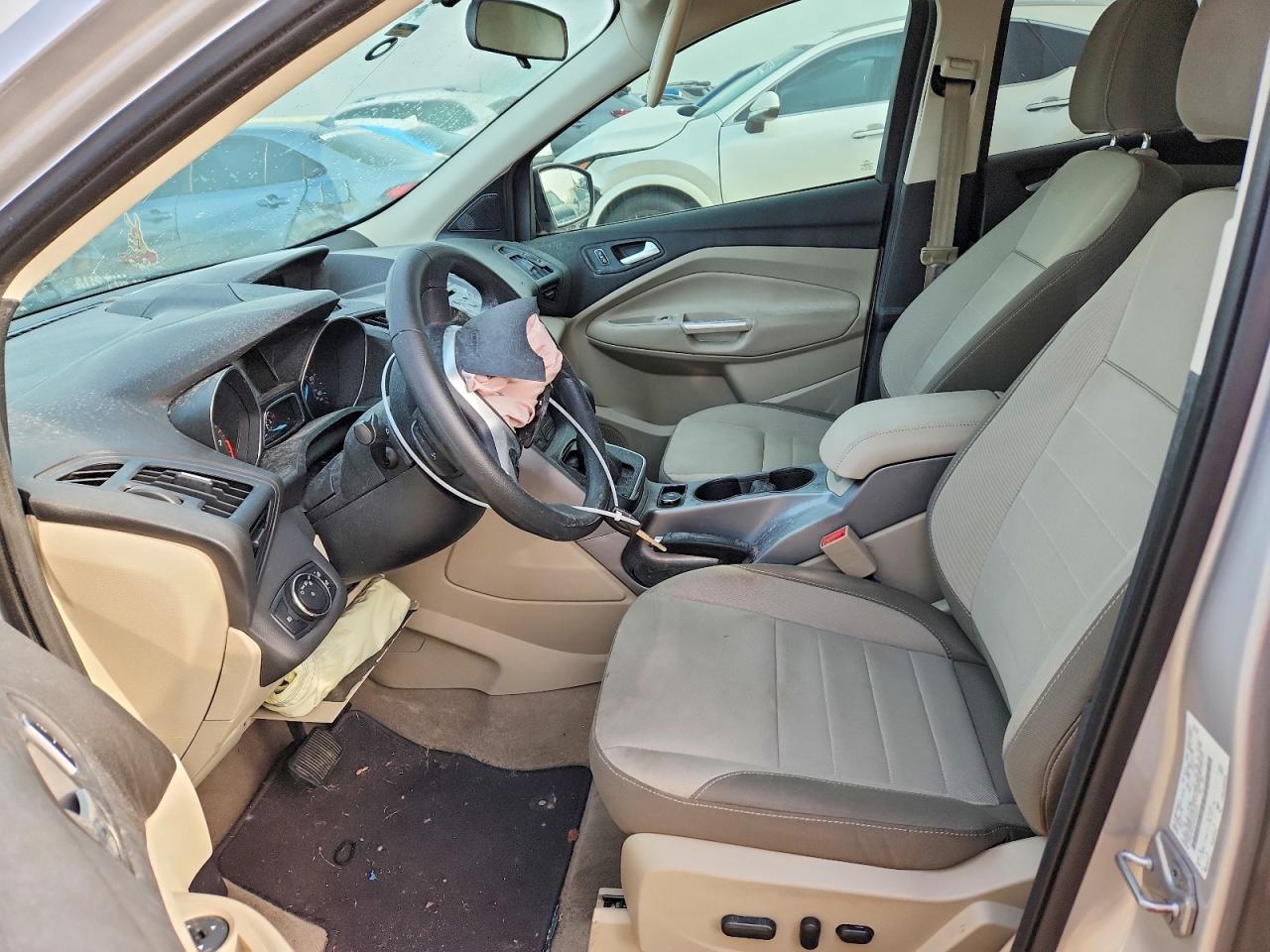 2014 Ford Escape Se Silver vin: 1FMCU0GX1EUA52575