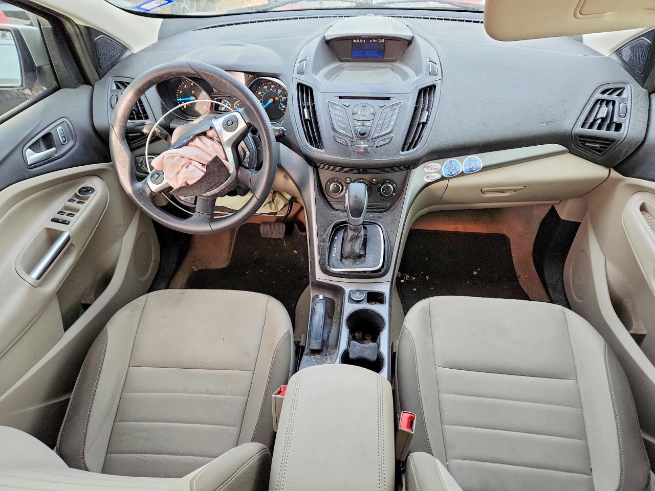 2014 Ford Escape Se Silver vin: 1FMCU0GX1EUA52575