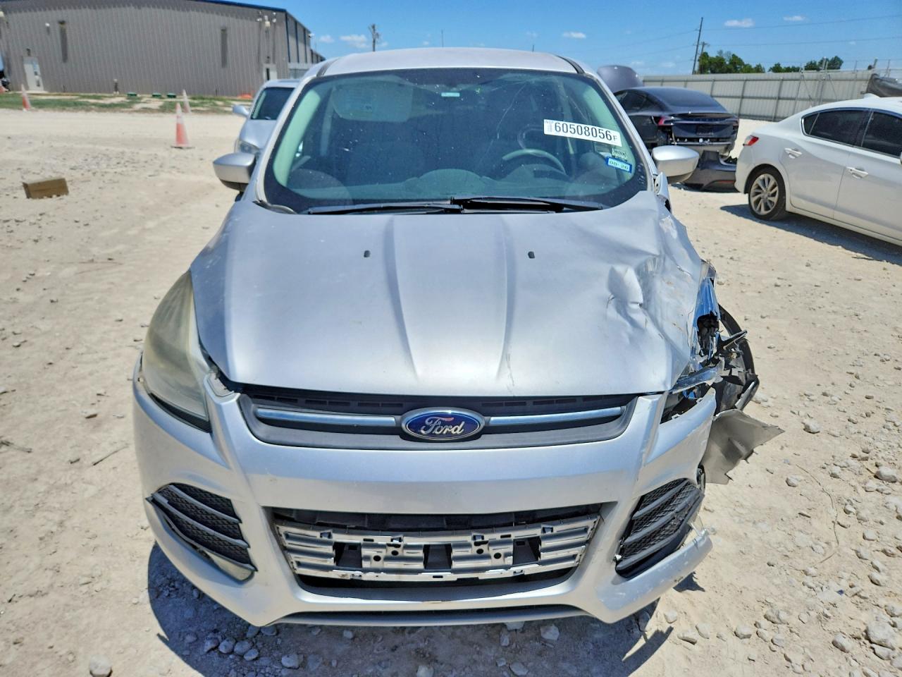 2014 Ford Escape Se Silver vin: 1FMCU0GX1EUA52575