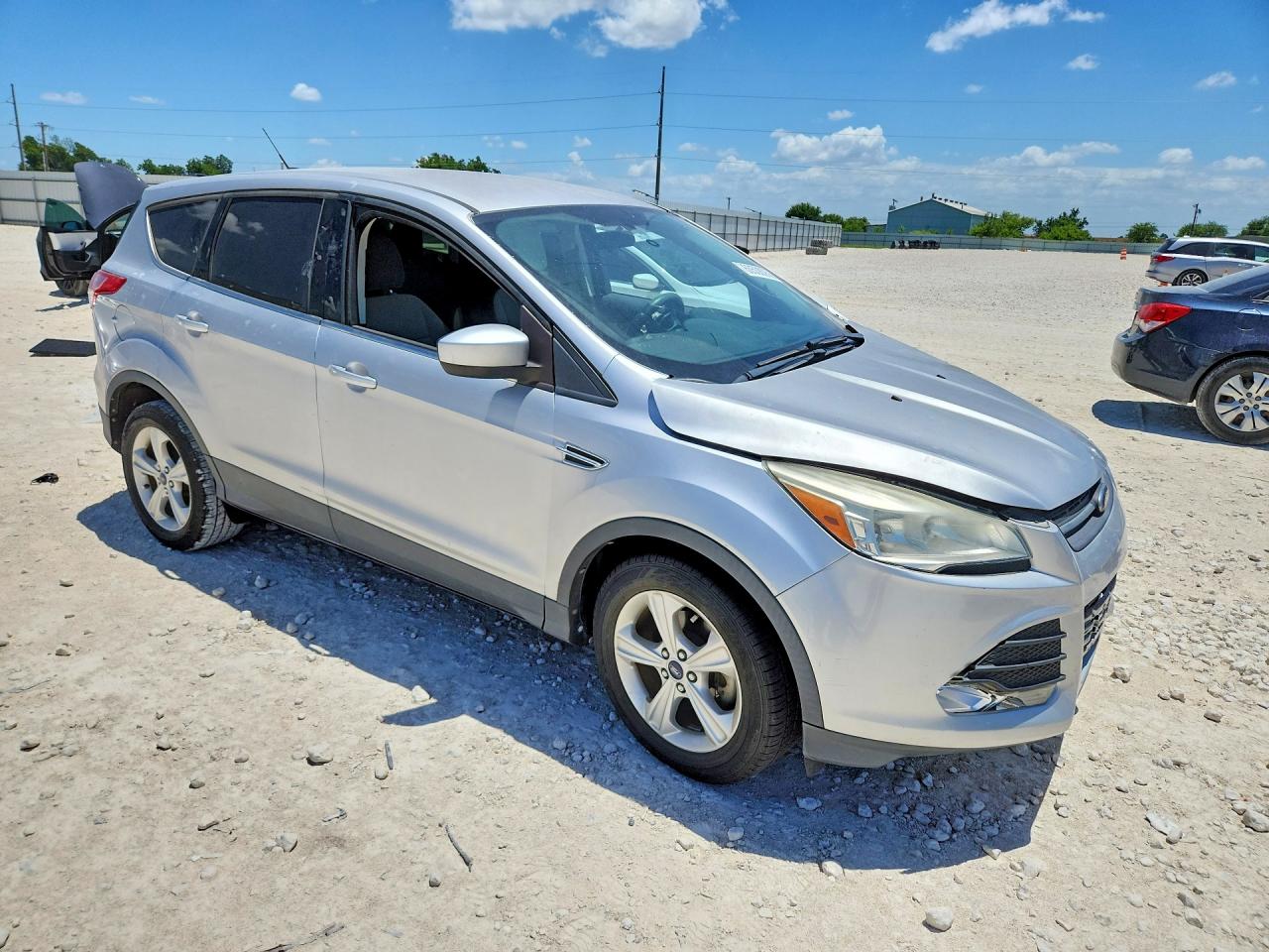 2014 Ford Escape Se Silver vin: 1FMCU0GX1EUA52575