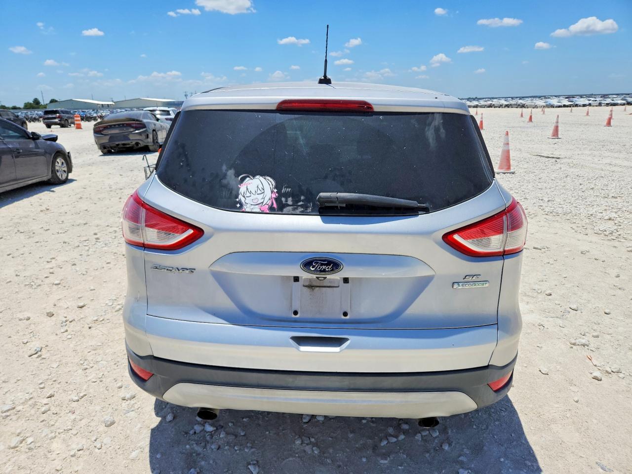 2014 Ford Escape Se Silver vin: 1FMCU0GX1EUA52575