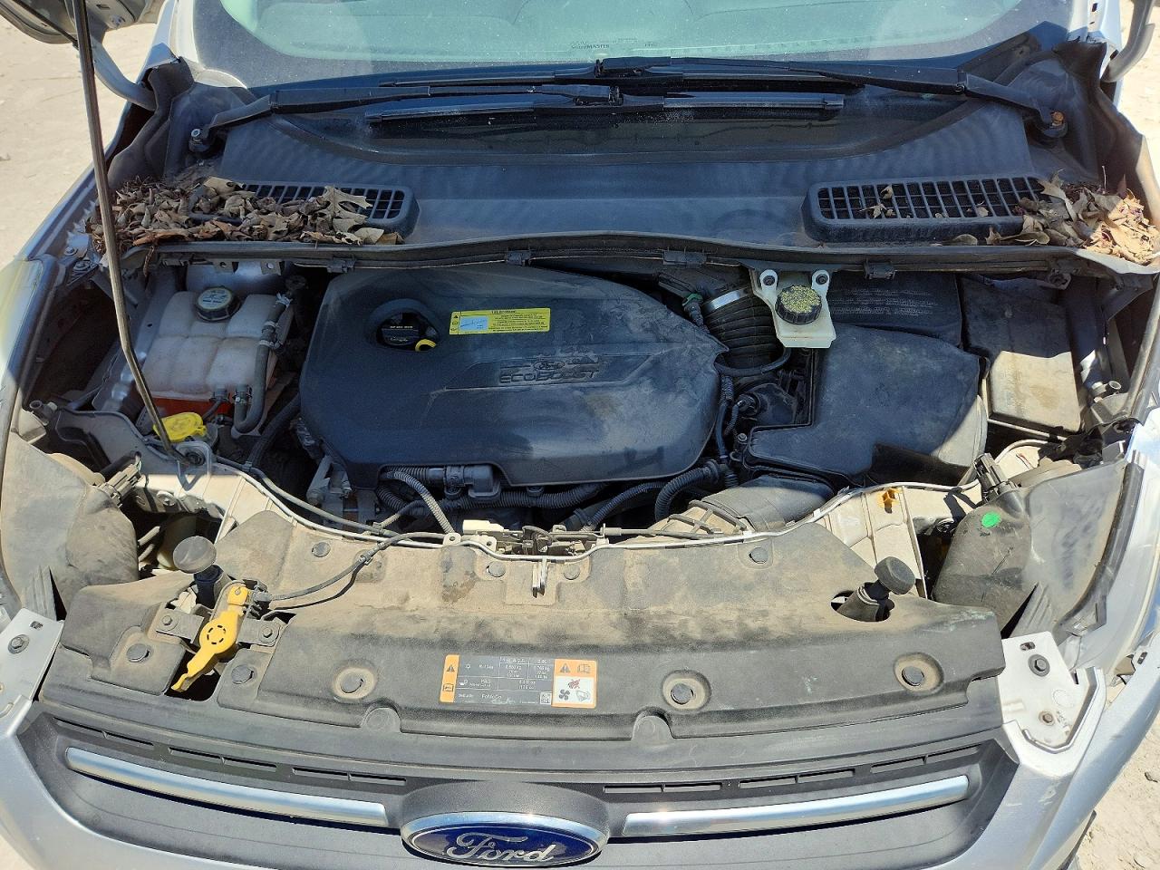 2014 Ford Escape Se Silver vin: 1FMCU0GX1EUA52575