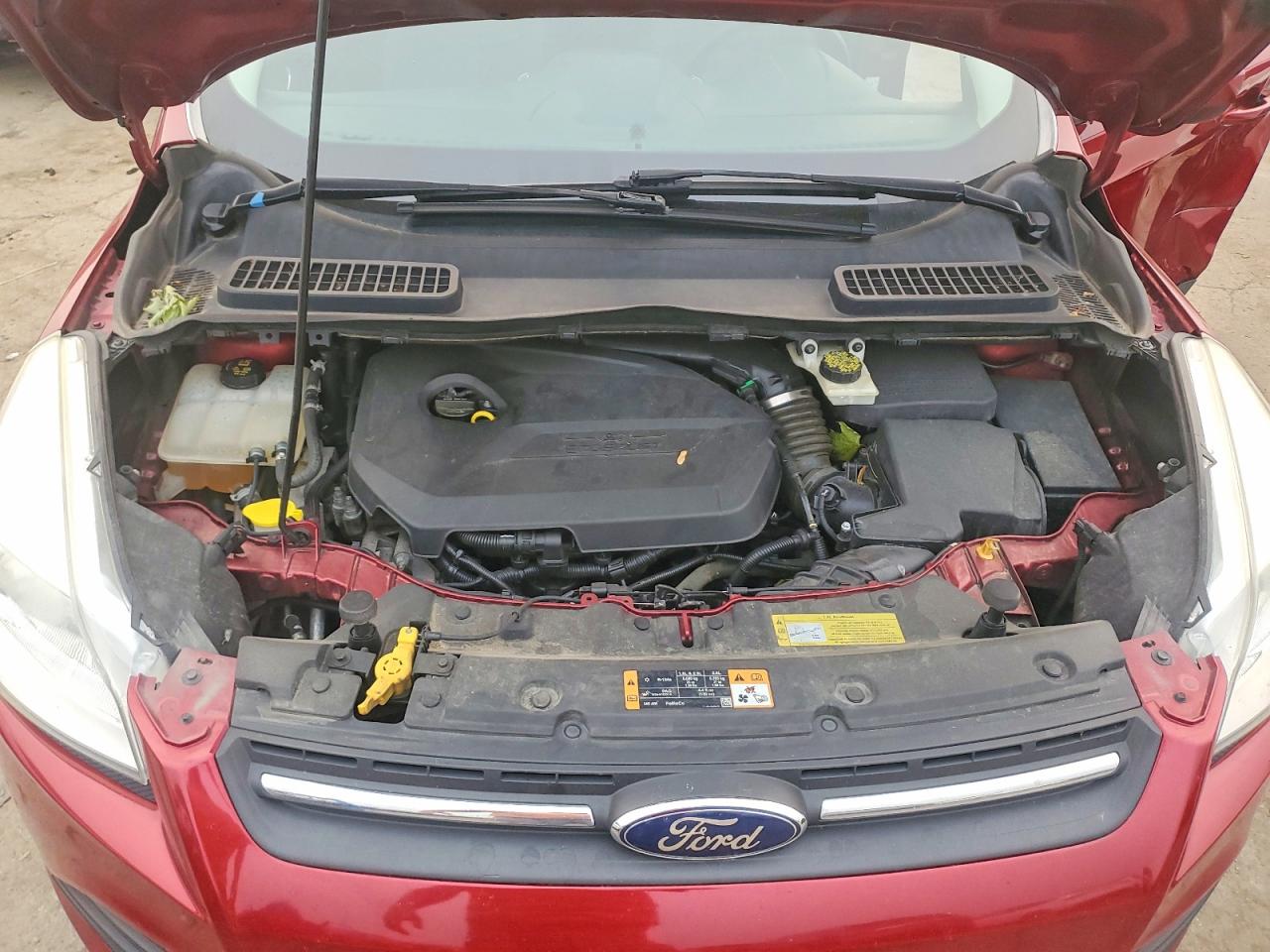 2014 Ford Escape Se Red vin: 1FMCU0GX1EUA69280