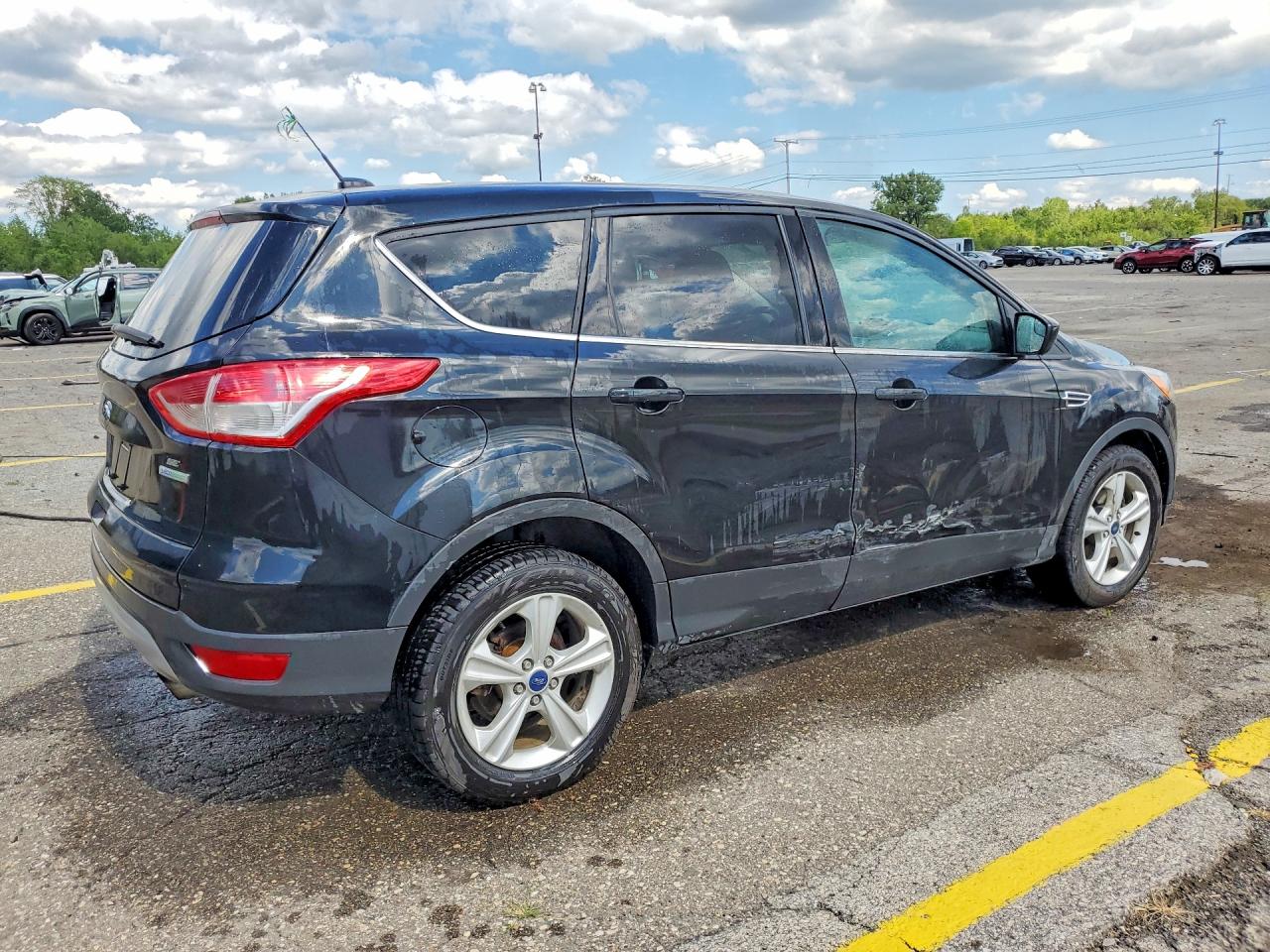 2014 Ford Escape Se Black vin: 1FMCU0GX1EUA69439