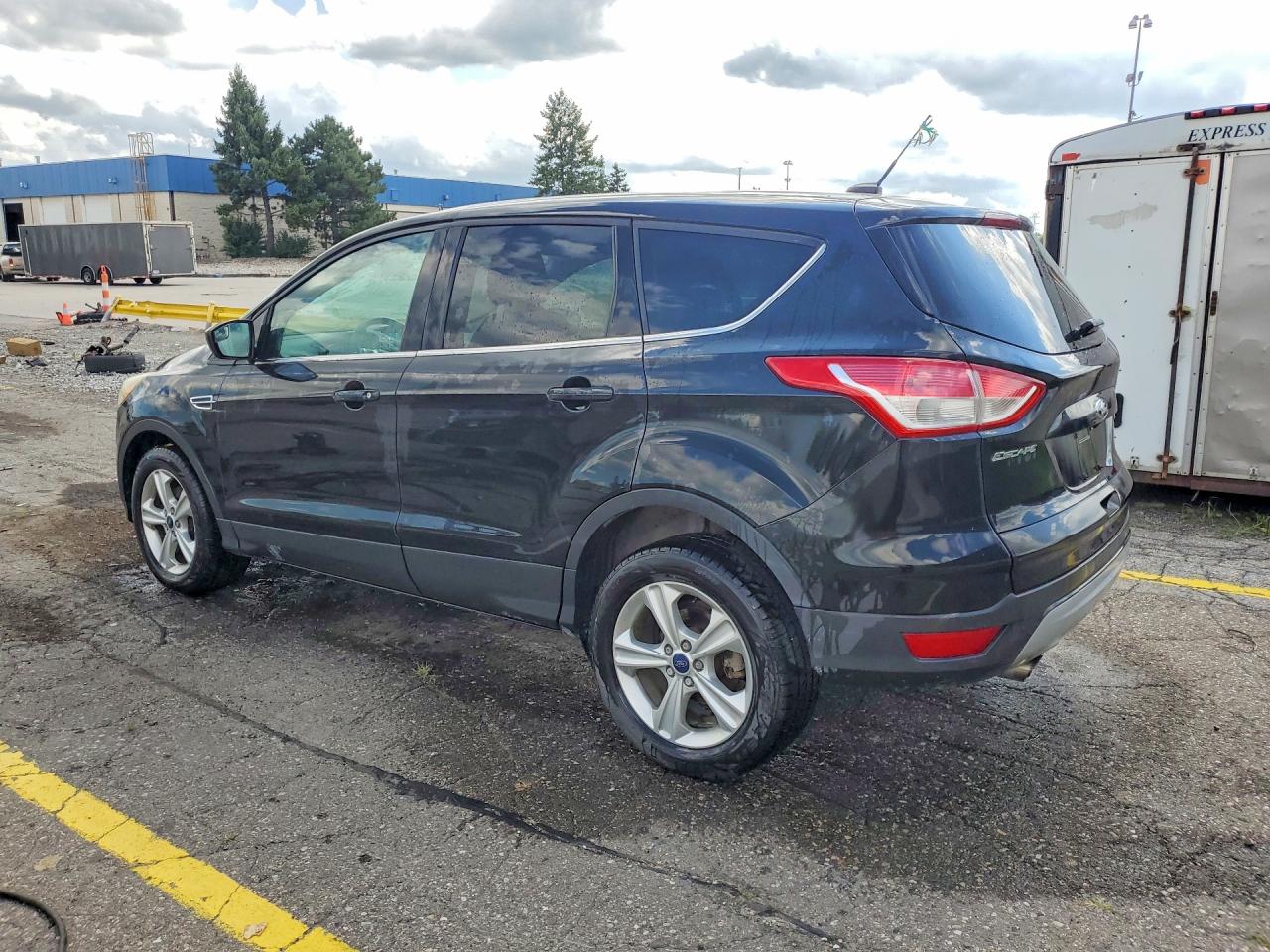 2014 Ford Escape Se Black vin: 1FMCU0GX1EUA69439