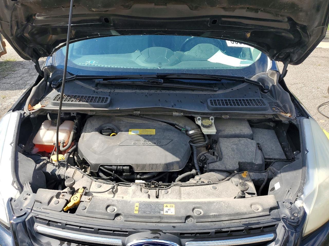 2014 Ford Escape Se Black vin: 1FMCU0GX1EUA69439