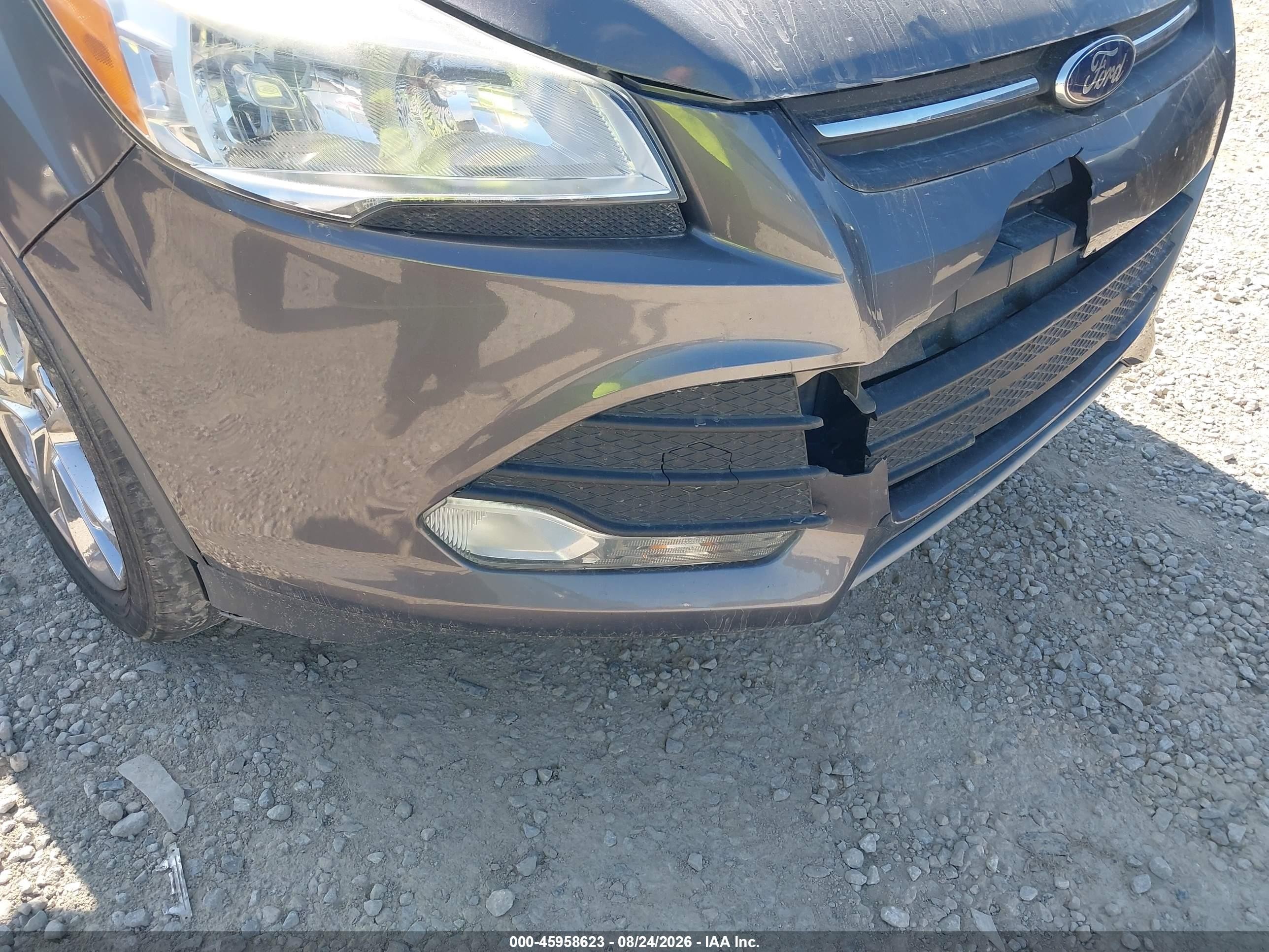 2014 Ford Escape Se Gray vin: 1FMCU0GX1EUB06800