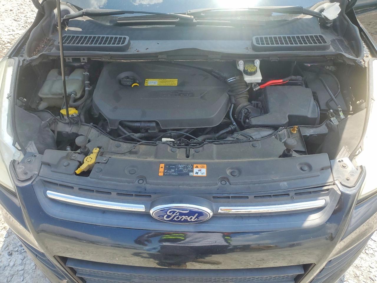 2014 Ford Escape Se Black vin: 1FMCU0GX1EUB48948