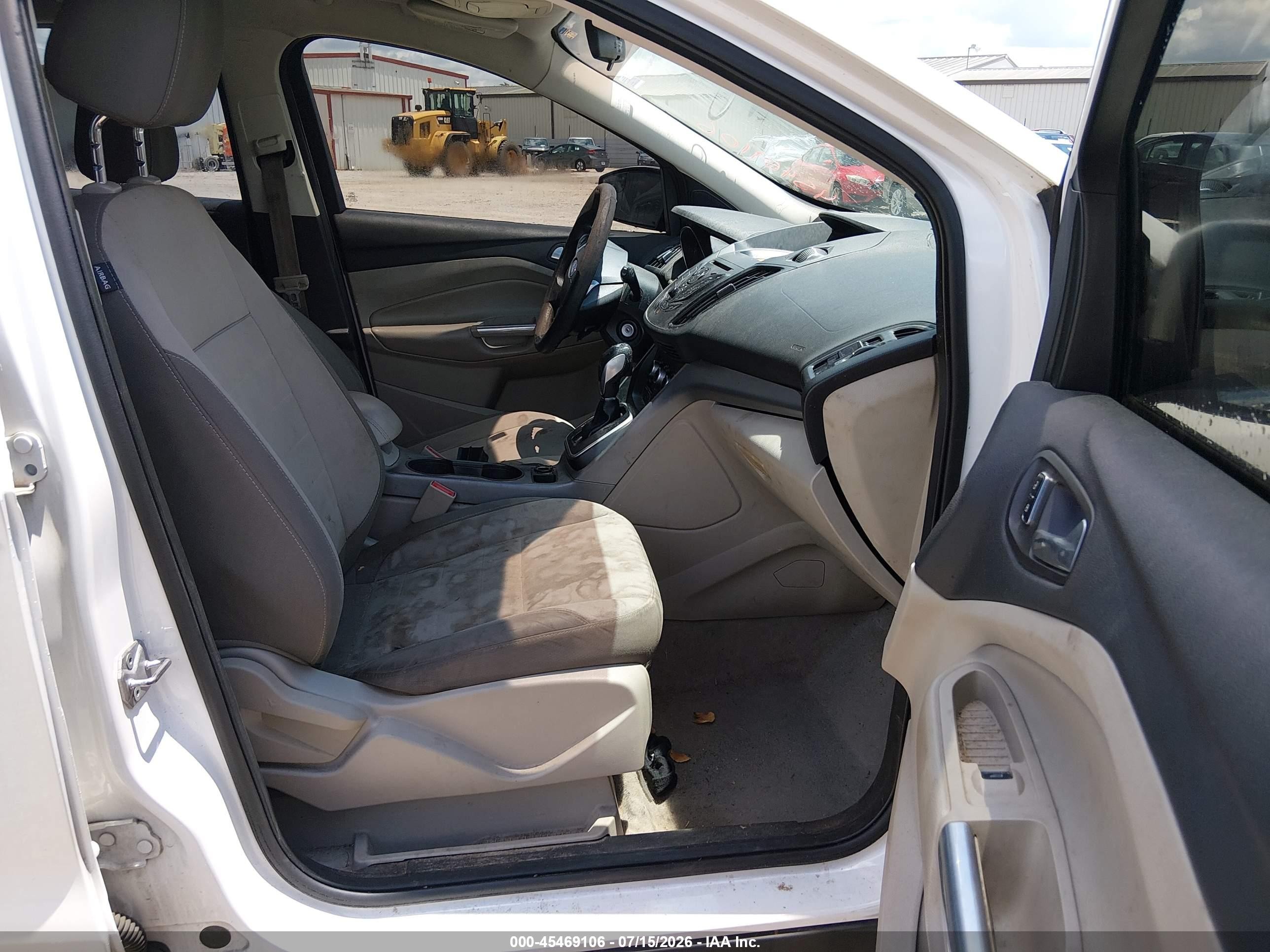 2014 Ford Escape Se White vin: 1FMCU0GX1EUB55110
