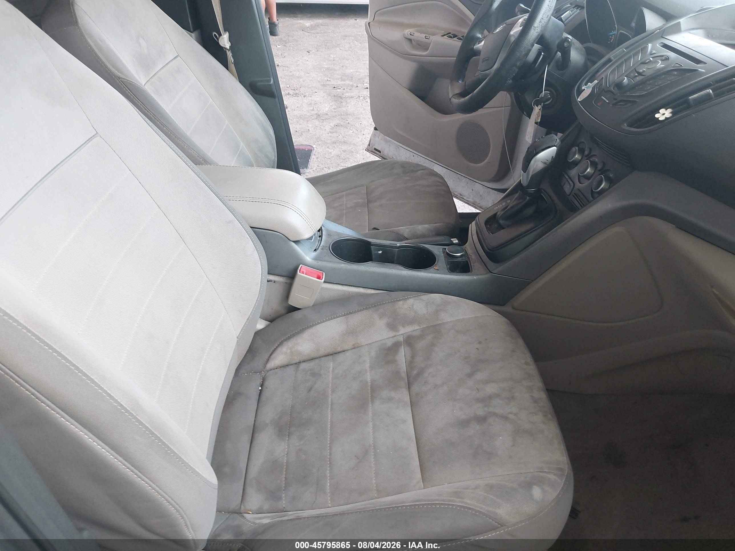 2014 Ford Escape Se White vin: 1FMCU0GX1EUC00613