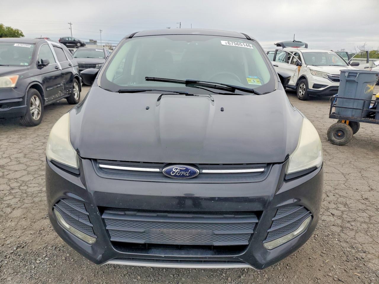 2014 Ford Escape Se Black vin: 1FMCU0GX1EUC02197