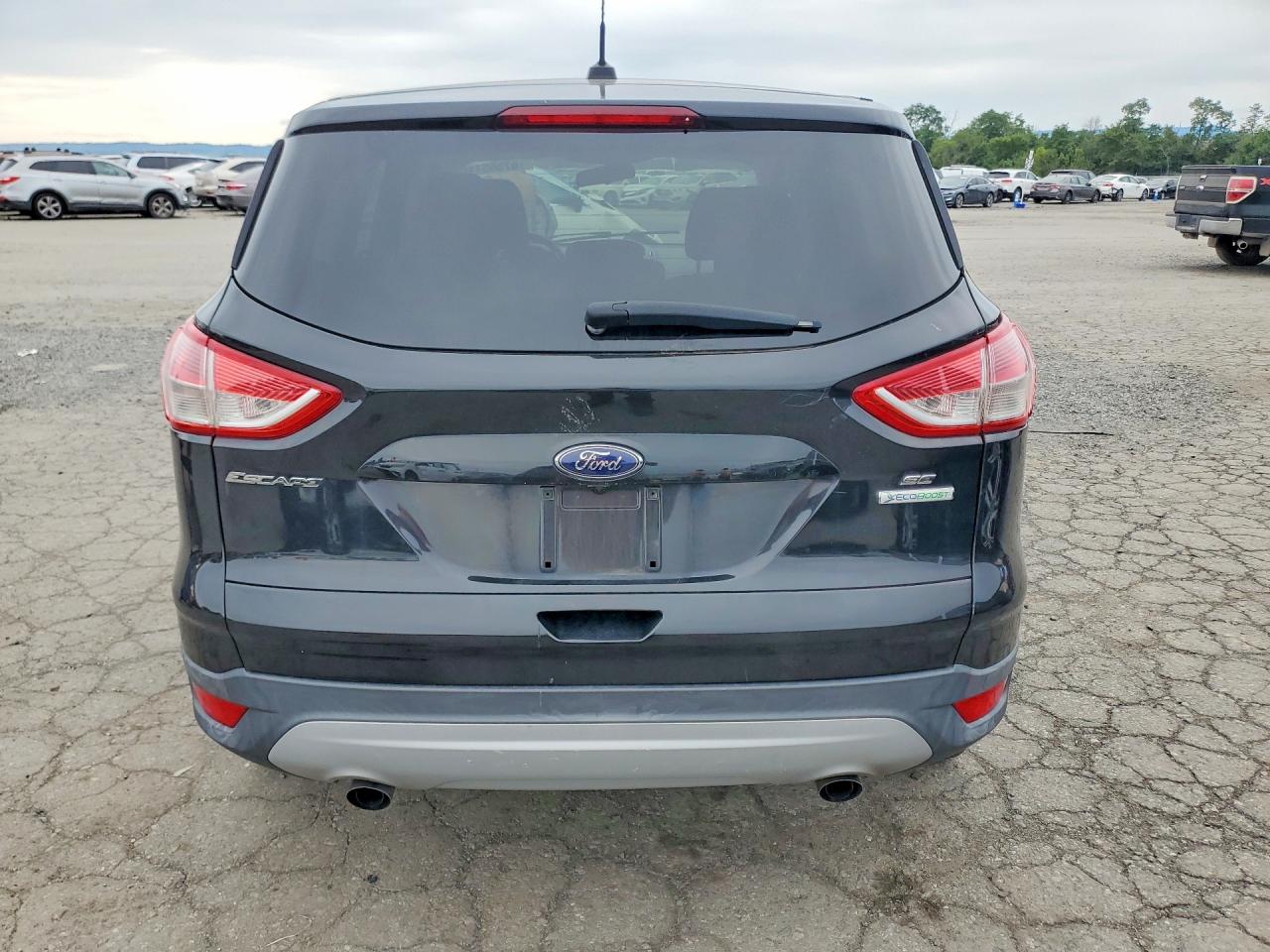 2014 Ford Escape Se Black vin: 1FMCU0GX1EUC02197