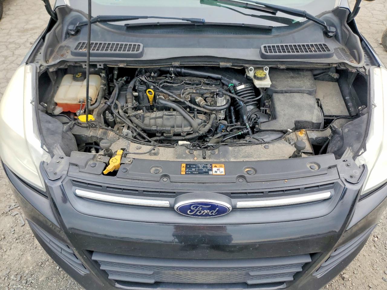 2014 Ford Escape Se Black vin: 1FMCU0GX1EUC02197