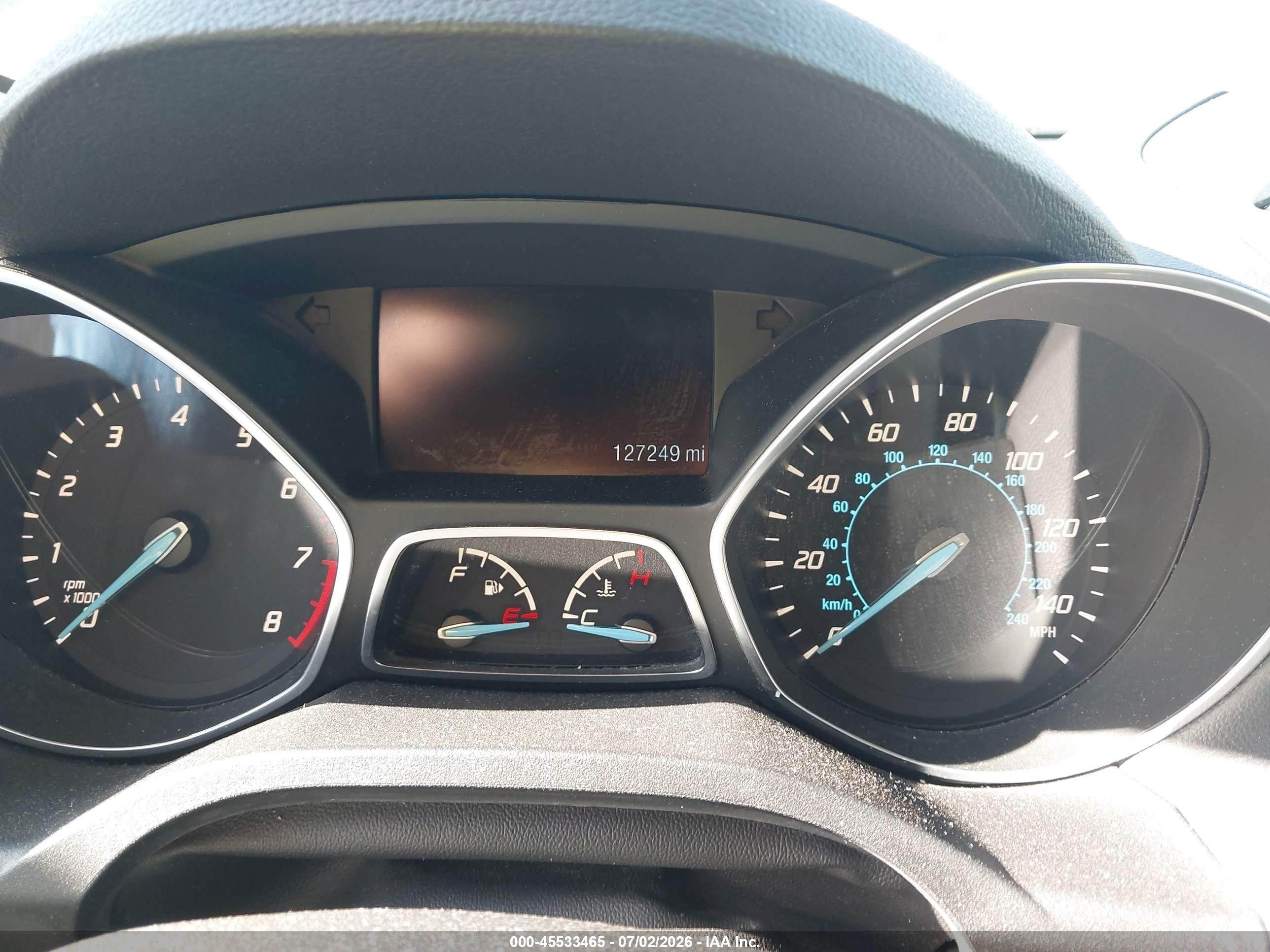 2014 Ford Escape Se Gray vin: 1FMCU0GX1EUC21588