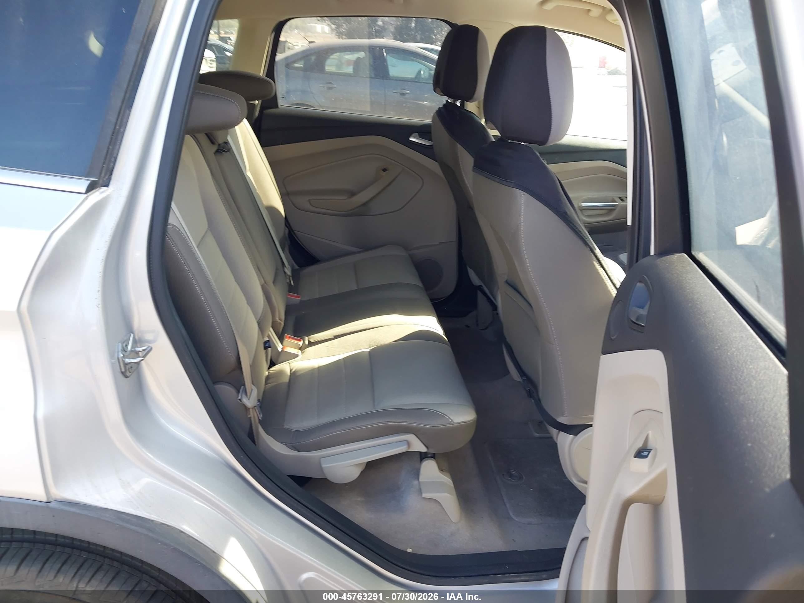 2014 Ford Escape Se Silver vin: 1FMCU0GX1EUC85453