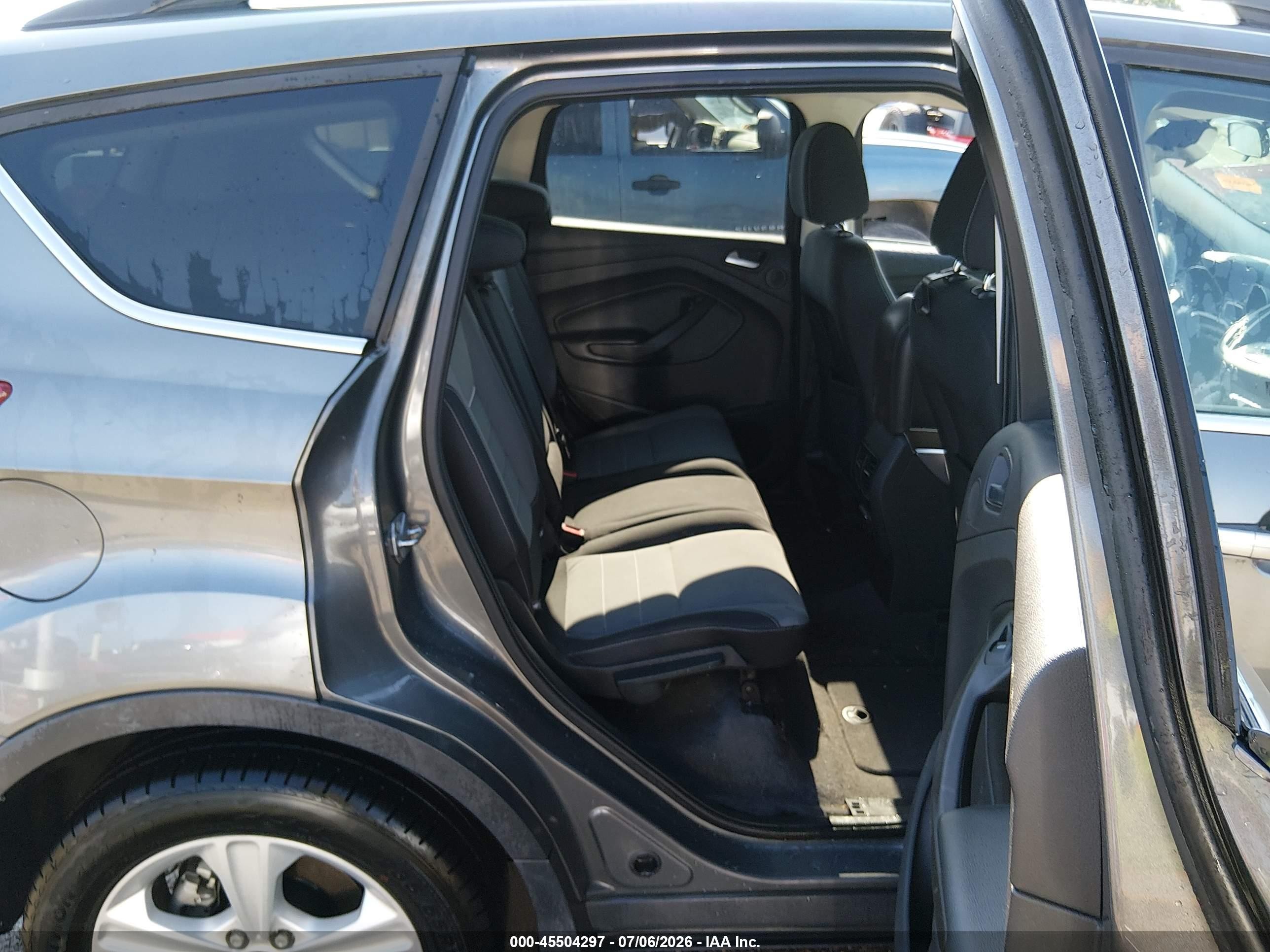2014 Ford Escape Se Silver vin: 1FMCU0GX1EUC92063
