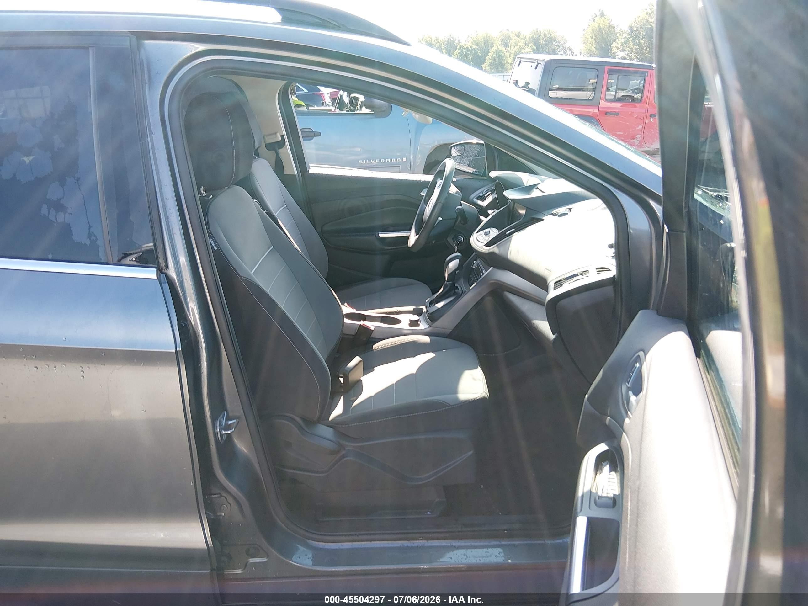 2014 Ford Escape Se Silver vin: 1FMCU0GX1EUC92063