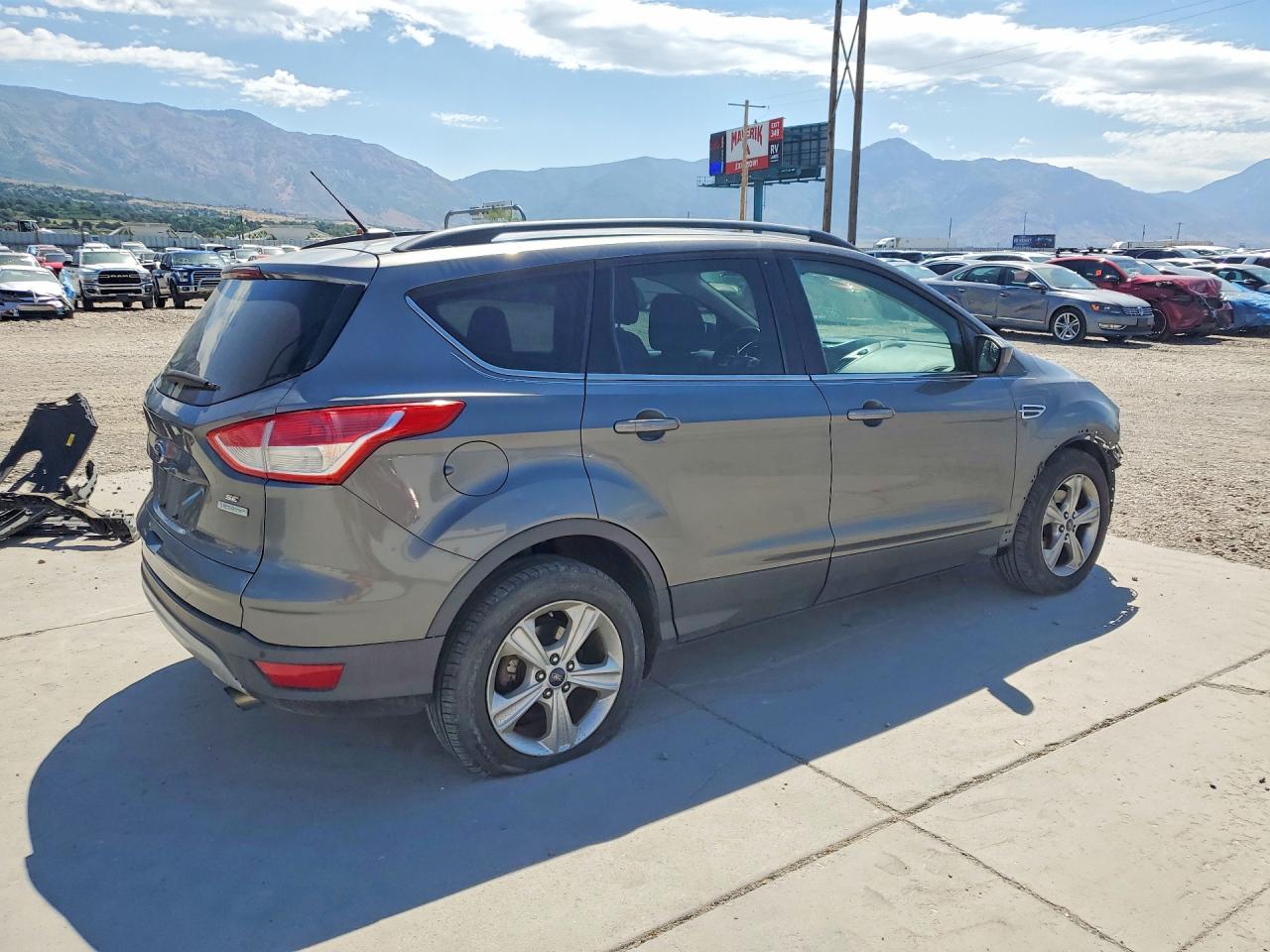 2014 Ford Escape Se Gray vin: 1FMCU0GX1EUD01683