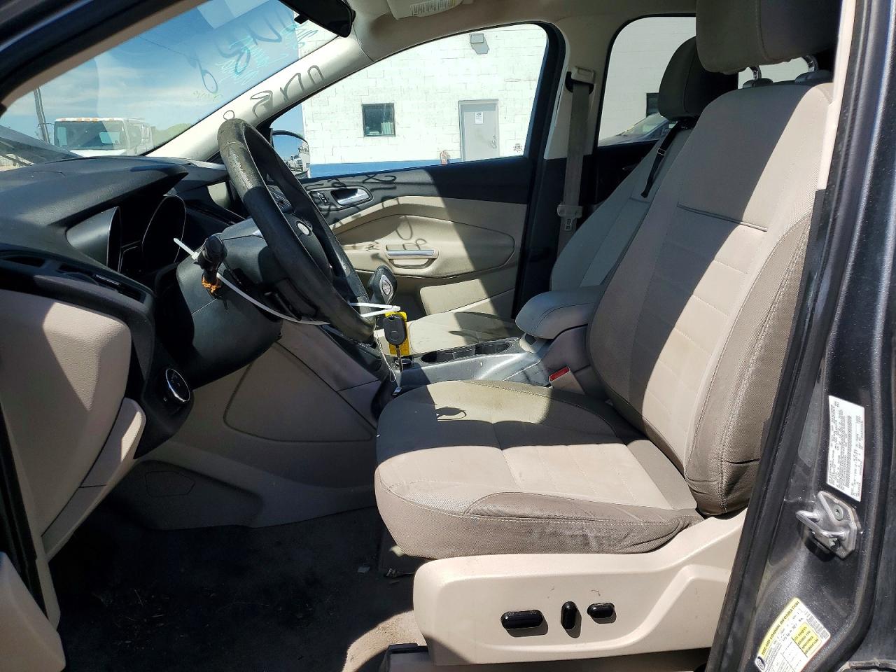 2014 Ford Escape Se Gray vin: 1FMCU0GX1EUD01683
