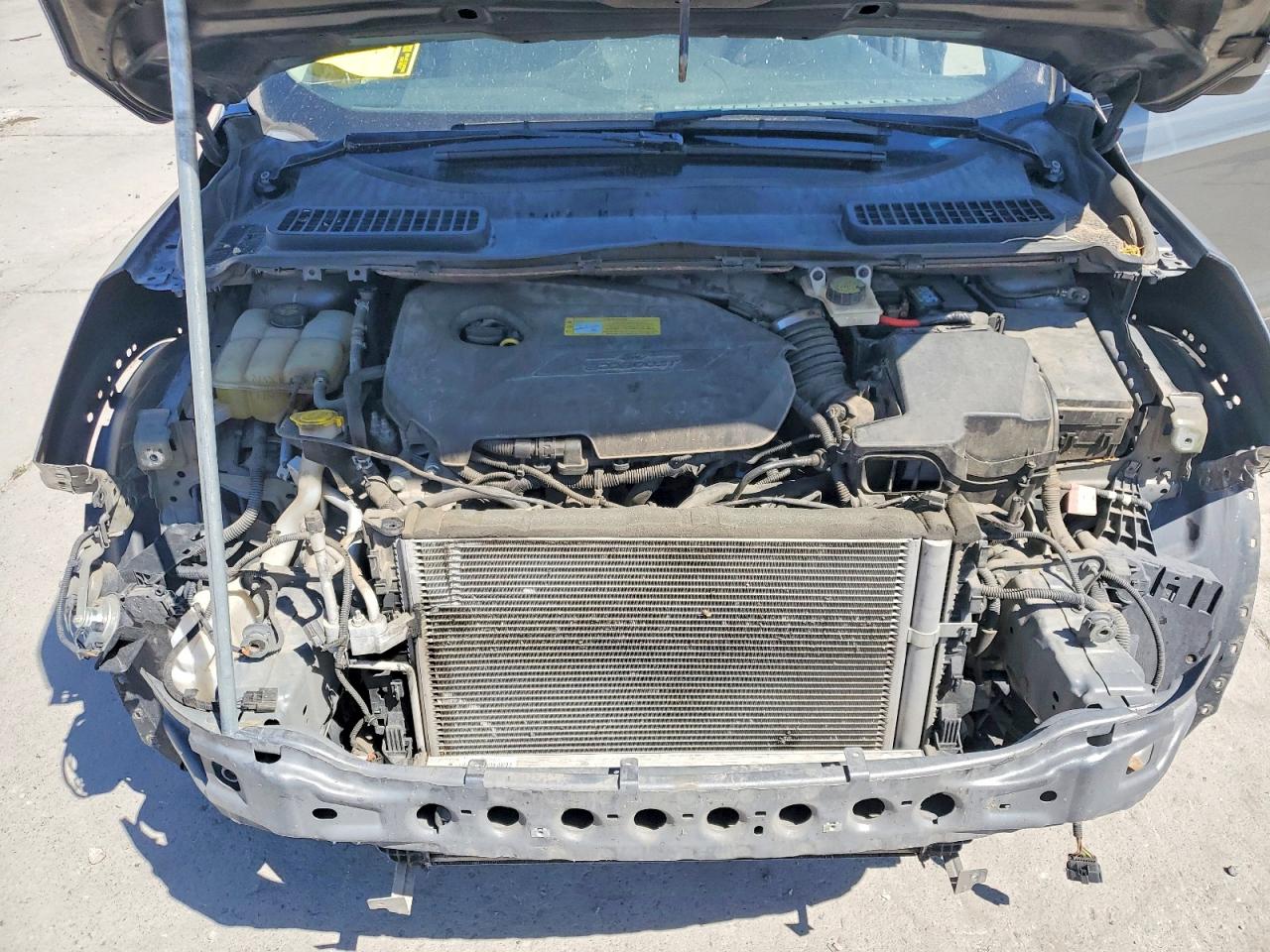 2014 Ford Escape Se Gray vin: 1FMCU0GX1EUD01683